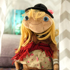 Imagen del producto Figura de peluche E.T. con vestido y sombrero