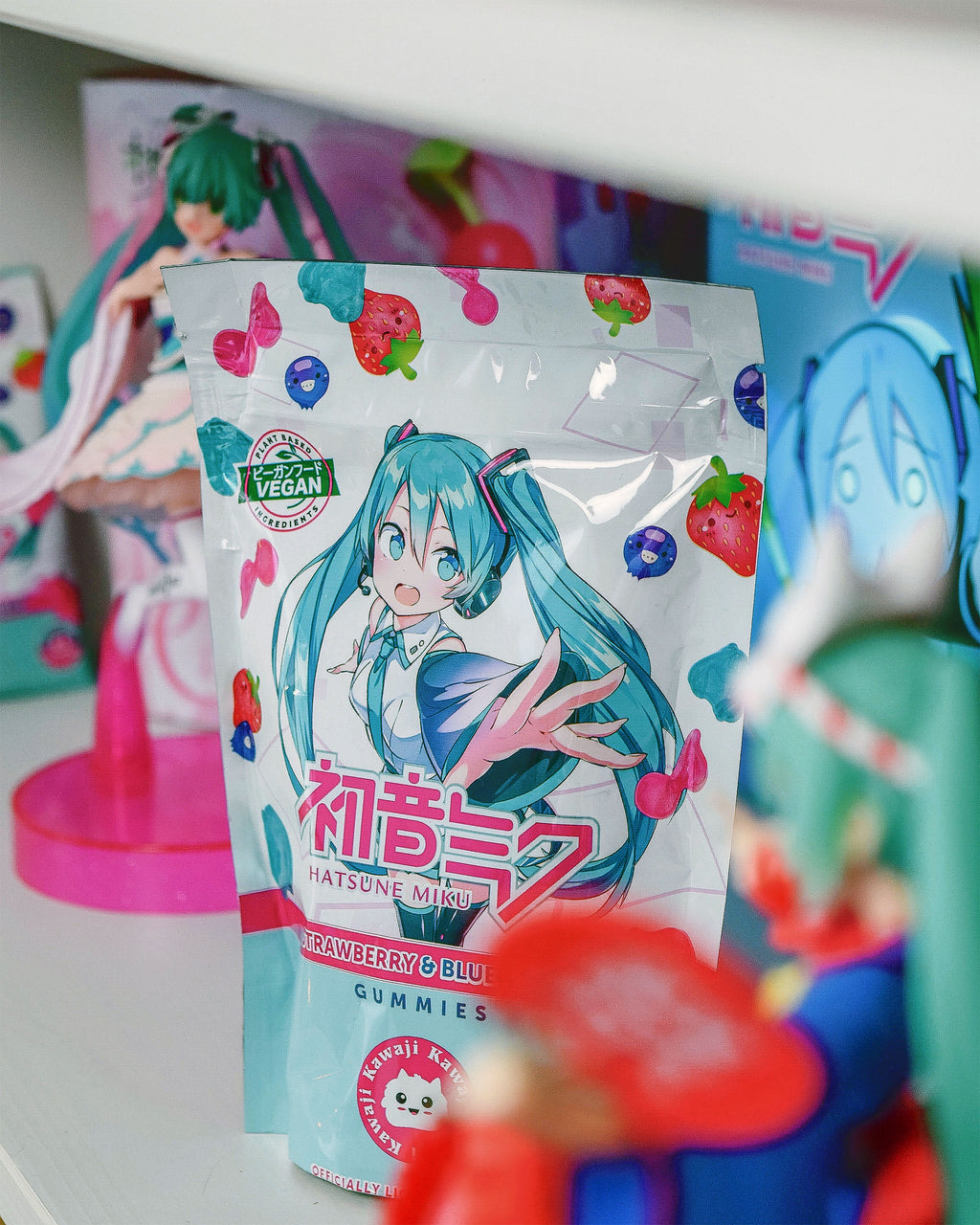 Imagen del producto Hatsune Miku - Powerbeärs Gomitas Kawaii de Frutas Veganas
