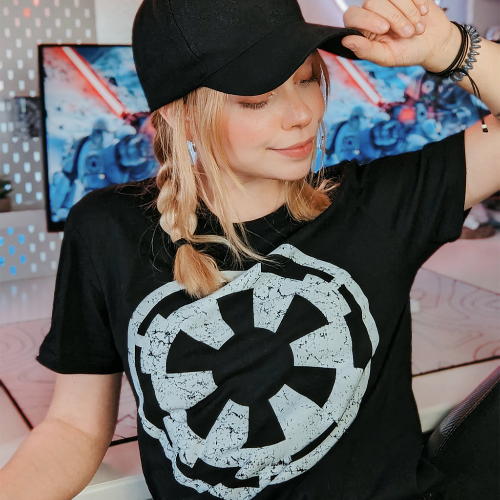 Imagen del producto Camiseta negra con logo del Imperio - Star Wars Andor