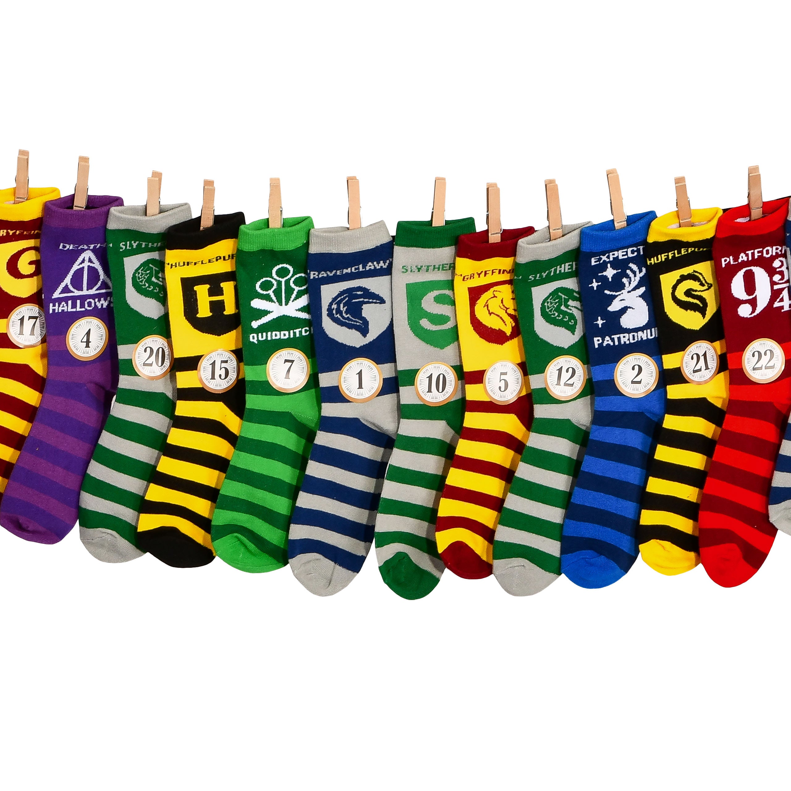 Imagen del producto Harry Potter - Calendario de Adviento mágico para llenar con calcetines