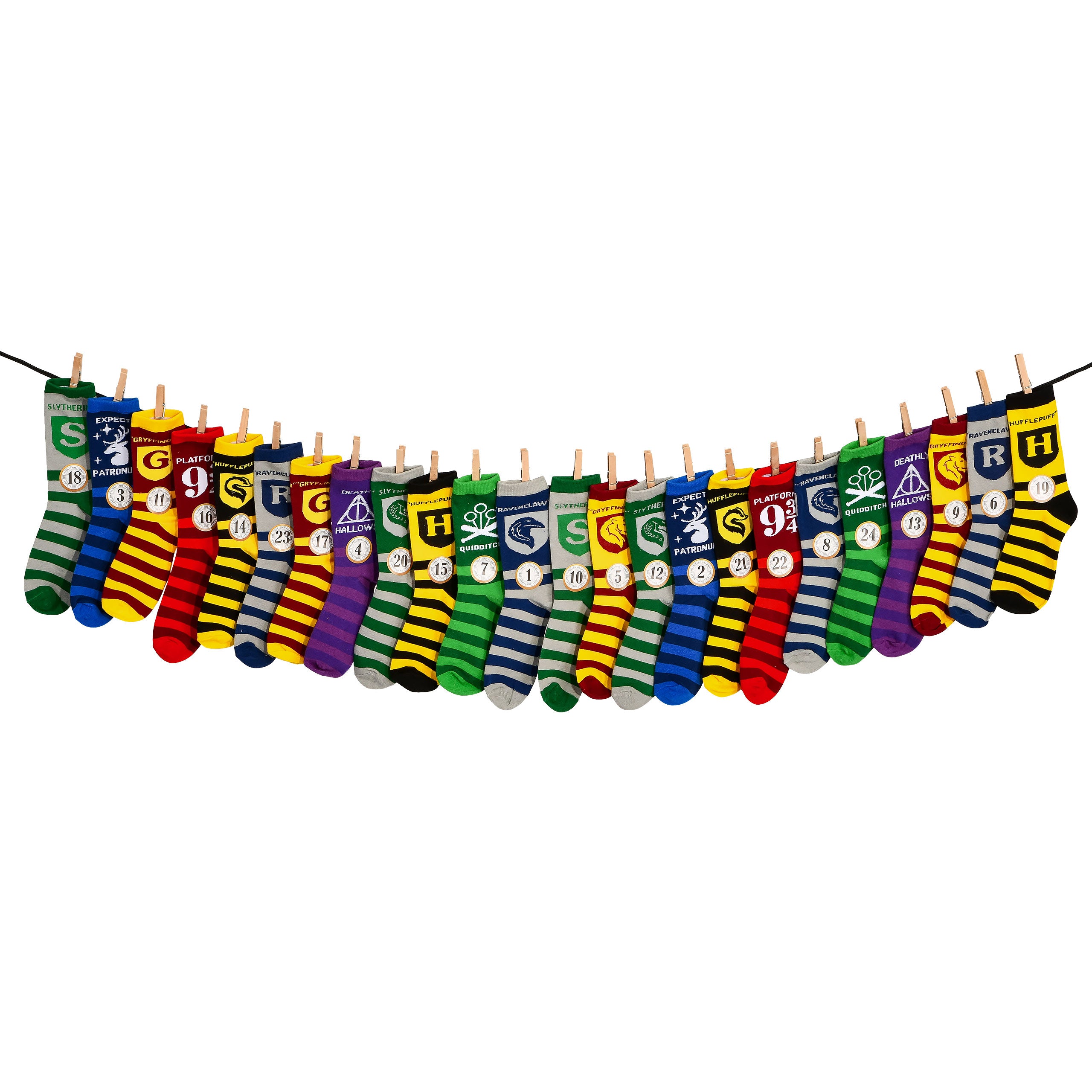 Imagen del producto Harry Potter - Calendario de Adviento mágico para llenar con calcetines