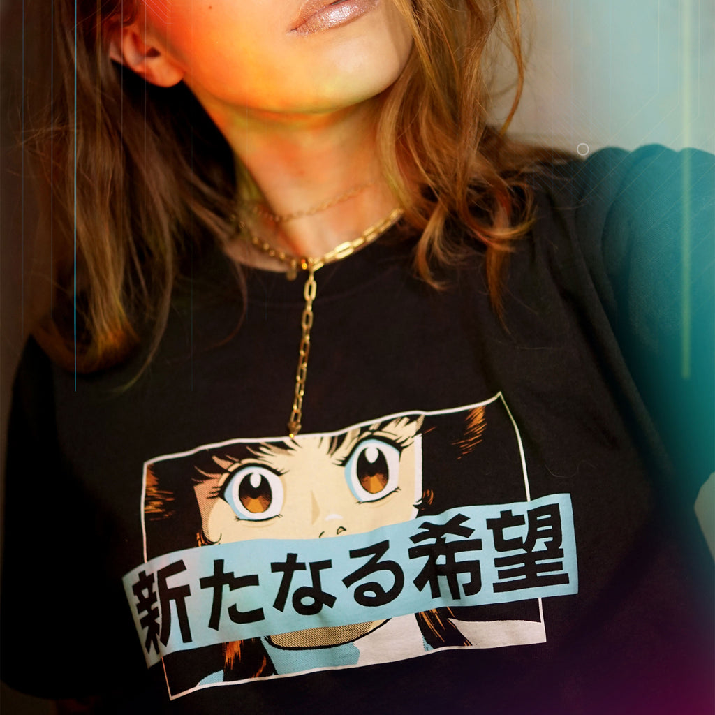 Product image Star Wars - Manga Leia T-Shirt Black