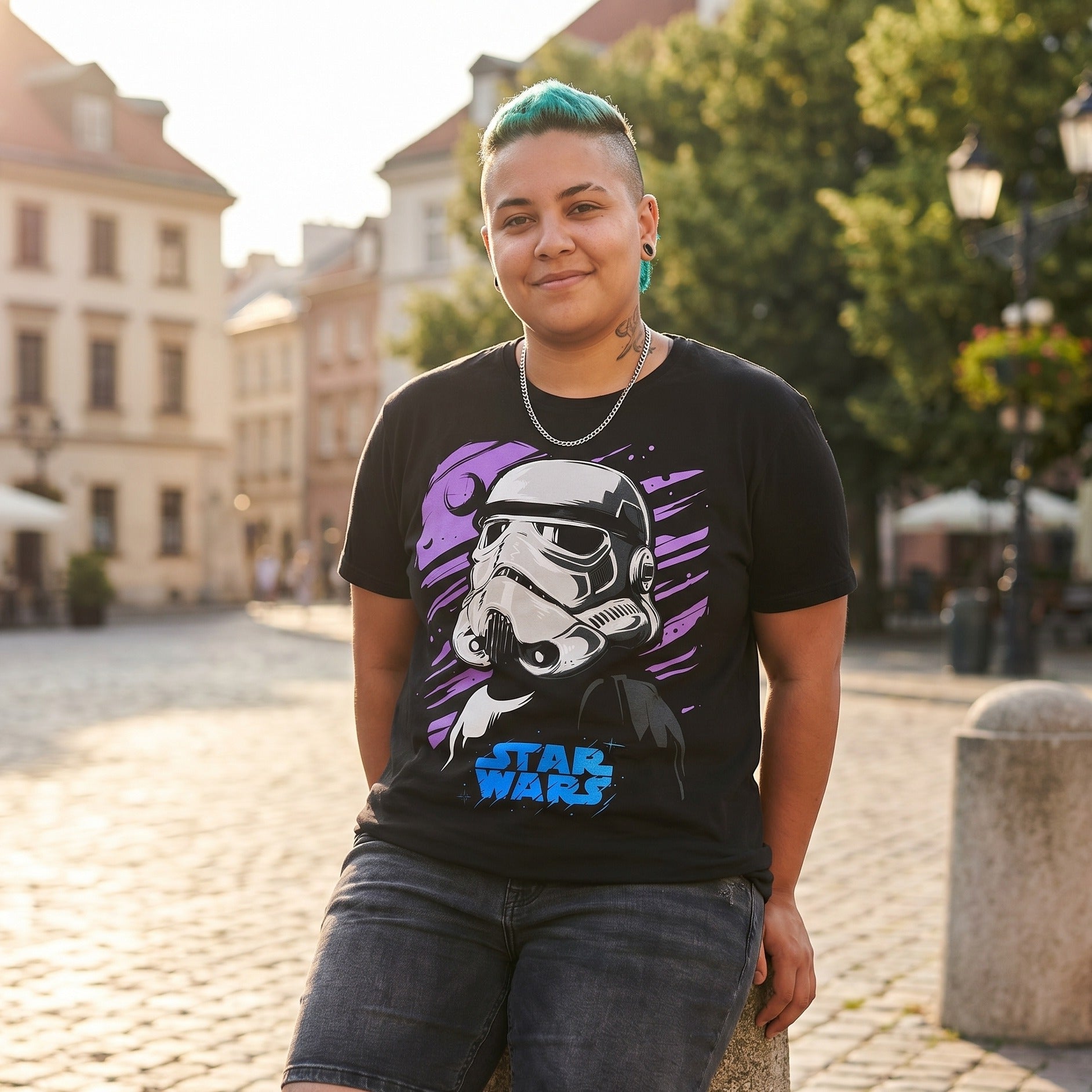 Imagen del producto Star Wars - Camiseta Galaxy Stormtrooper negra