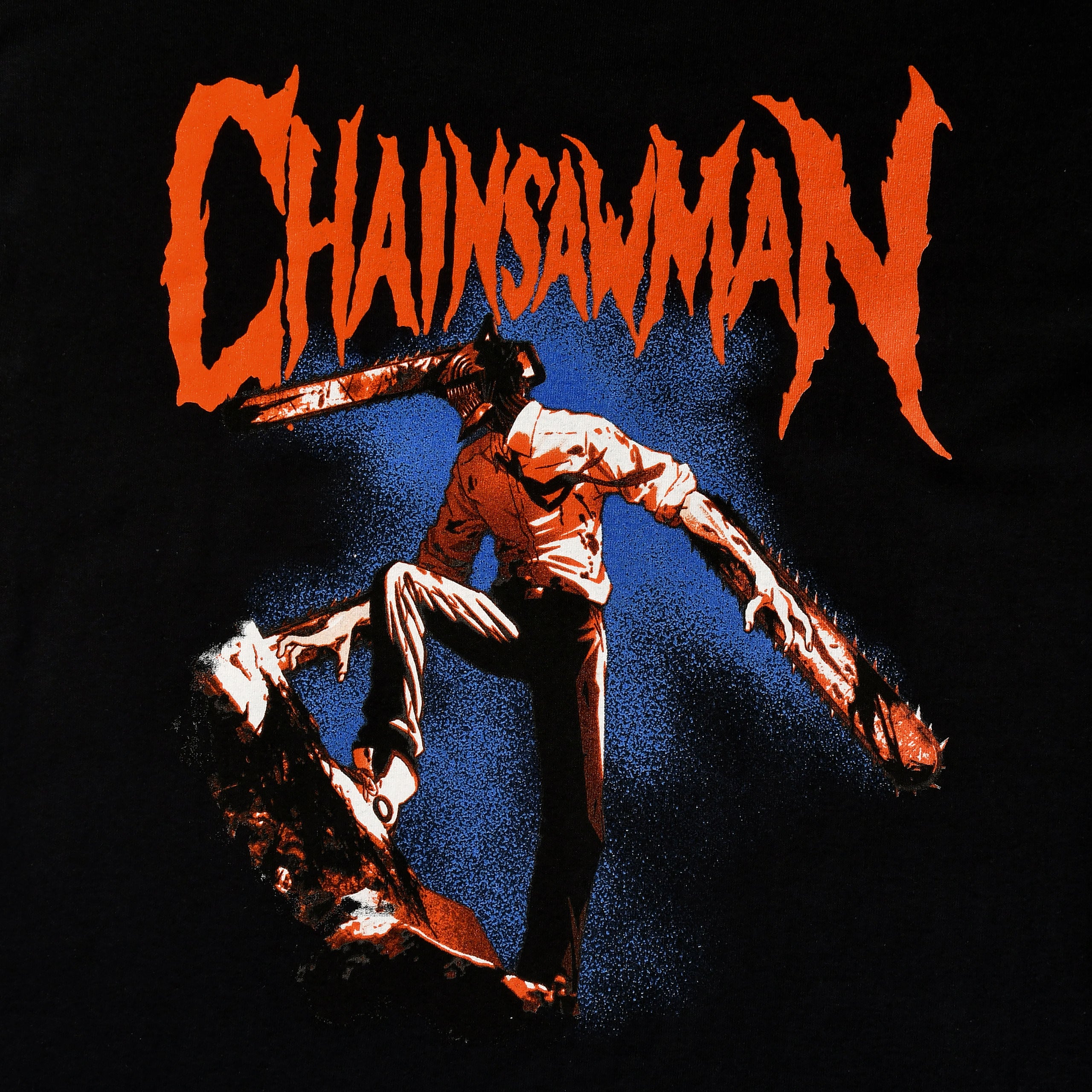 Imagen del producto Chainsaw Man - Camiseta con logo rojo en negro