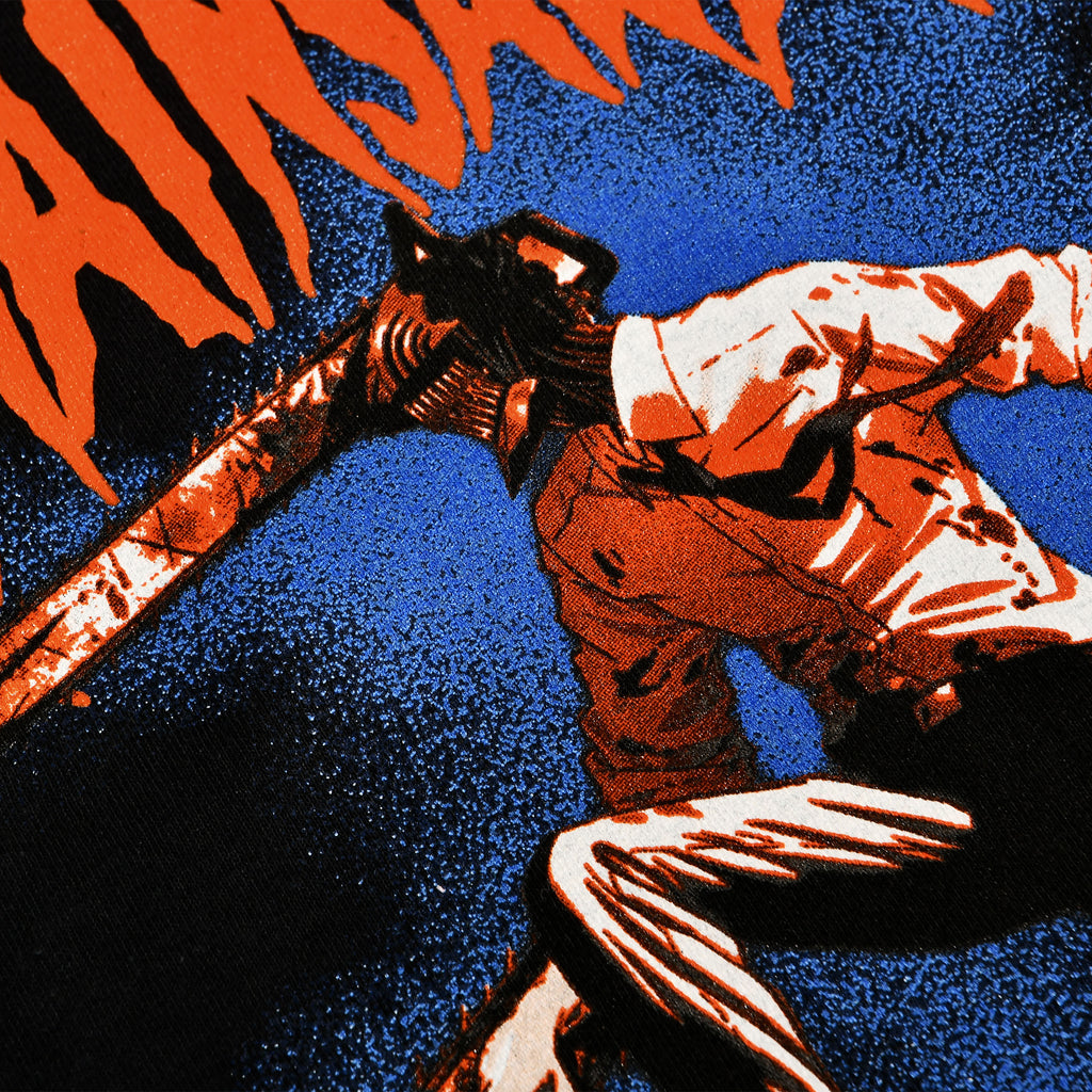 Imagen del producto Chainsaw Man - Camiseta con logo rojo en negro