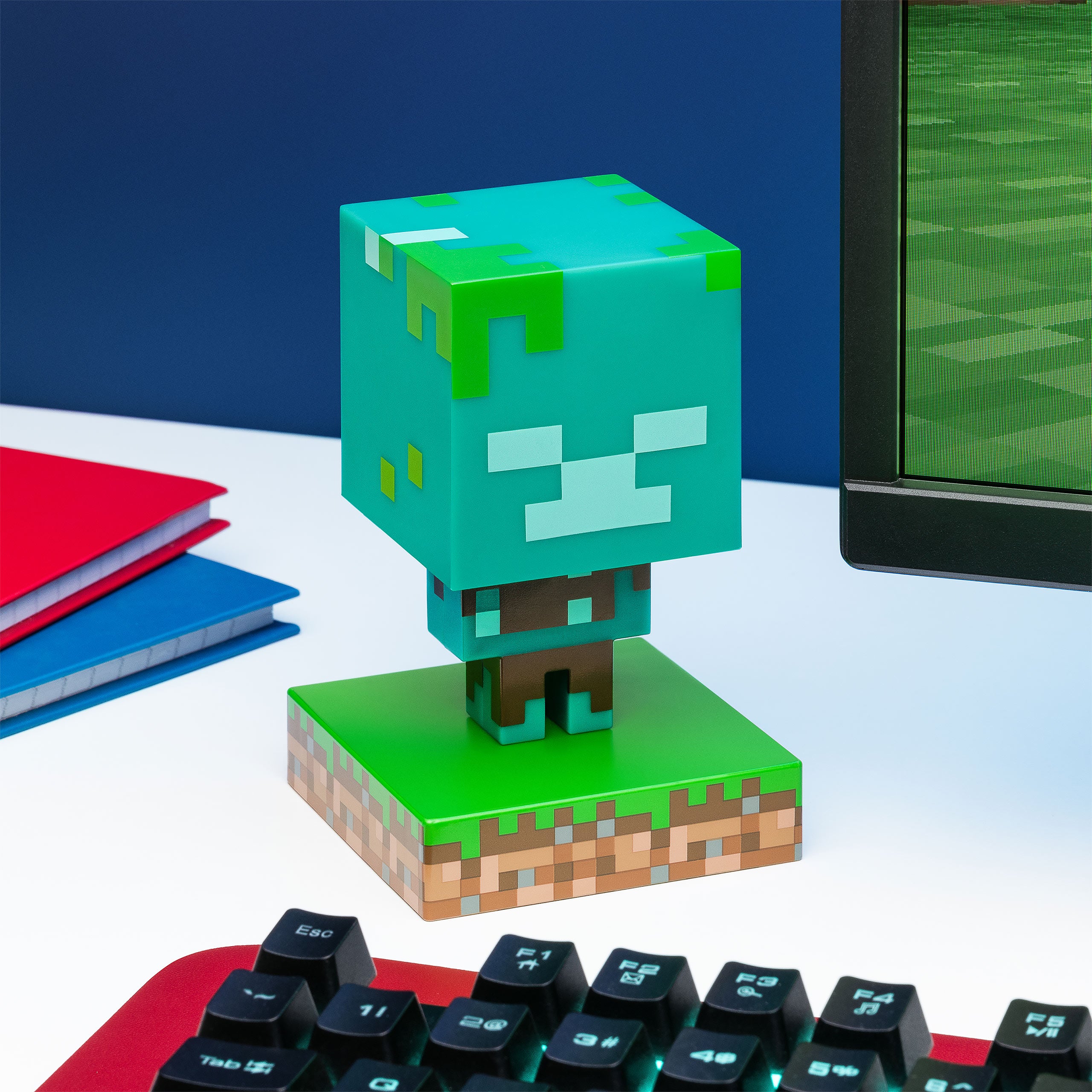 Imagen del producto Minecraft - Lámpara de mesa 3D Zombie Ahogado