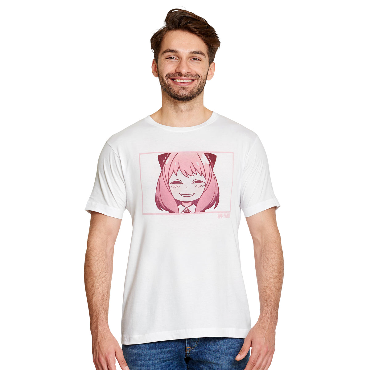 Imagen del producto Spy x Family - Camiseta blanca de Anya Forger Close Up Face