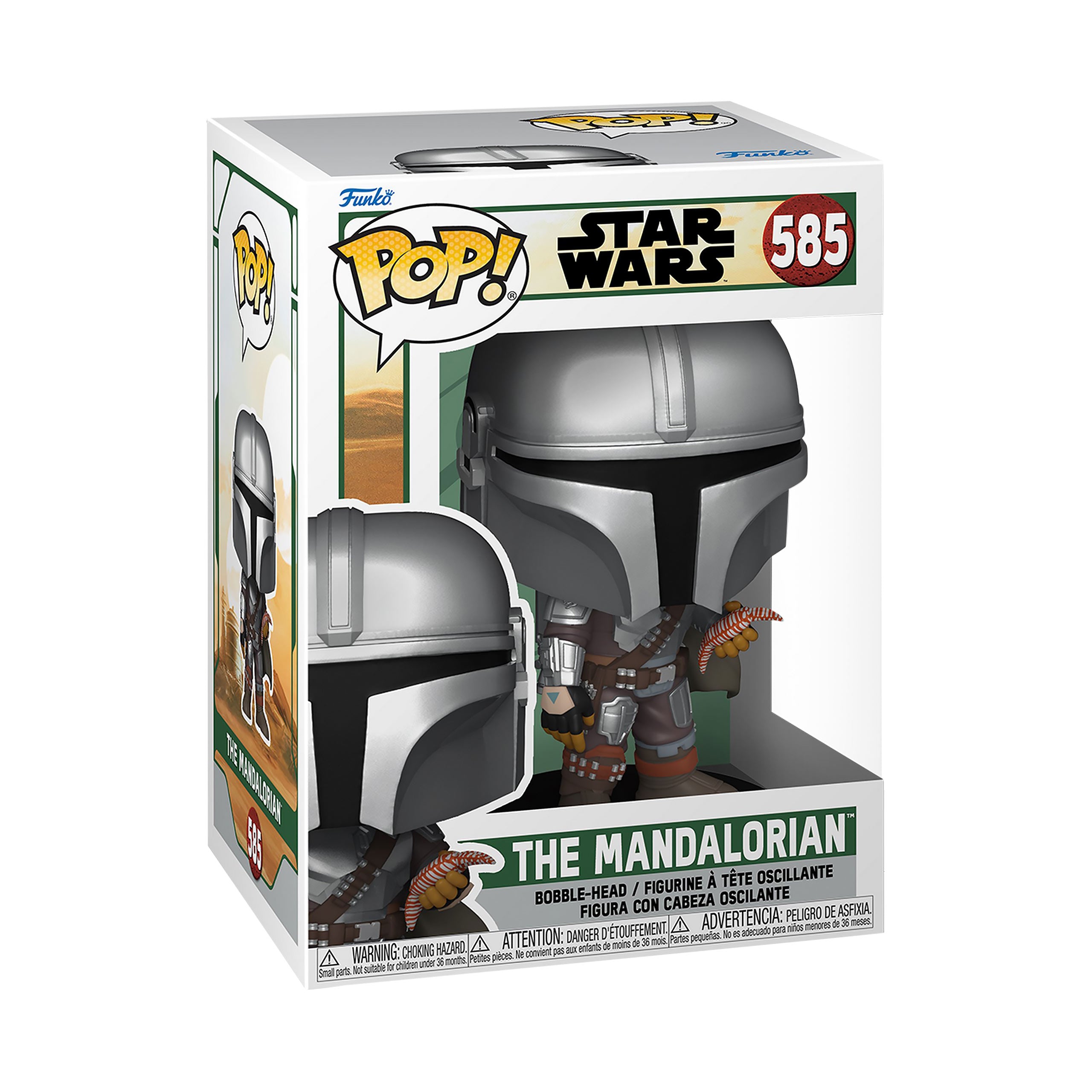 Imagen del producto Star Wars - The Mandalorian Funko Pop Figura de Cabeza Oscilante
