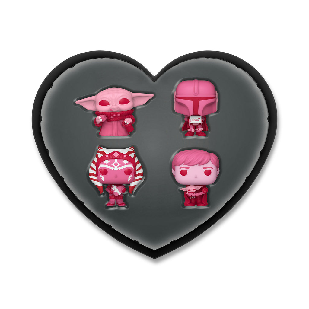 Imagen del producto Star Wars - Funko Pocket Pop Set de 4 Figuras Edición de San Valentín