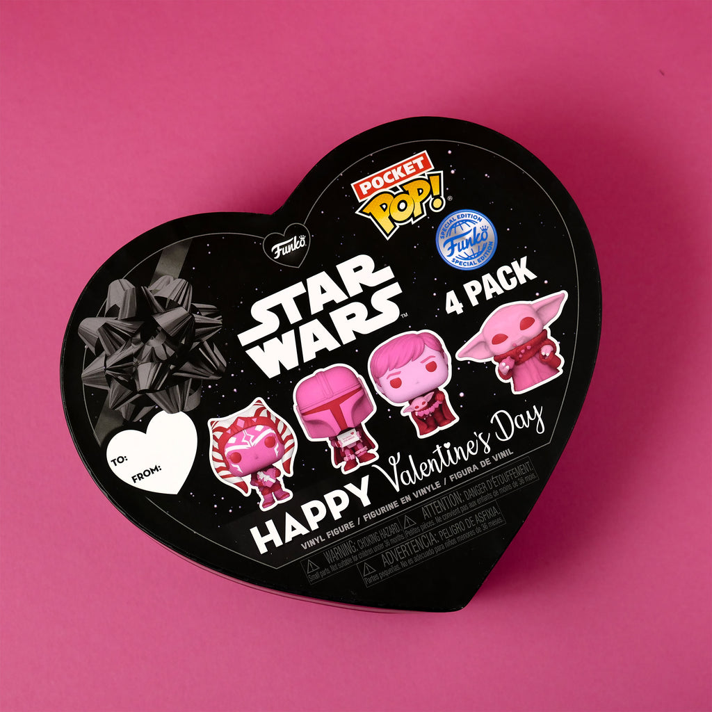 Imagen del producto Star Wars - Funko Pocket Pop Set de 4 Figuras Edición de San Valentín