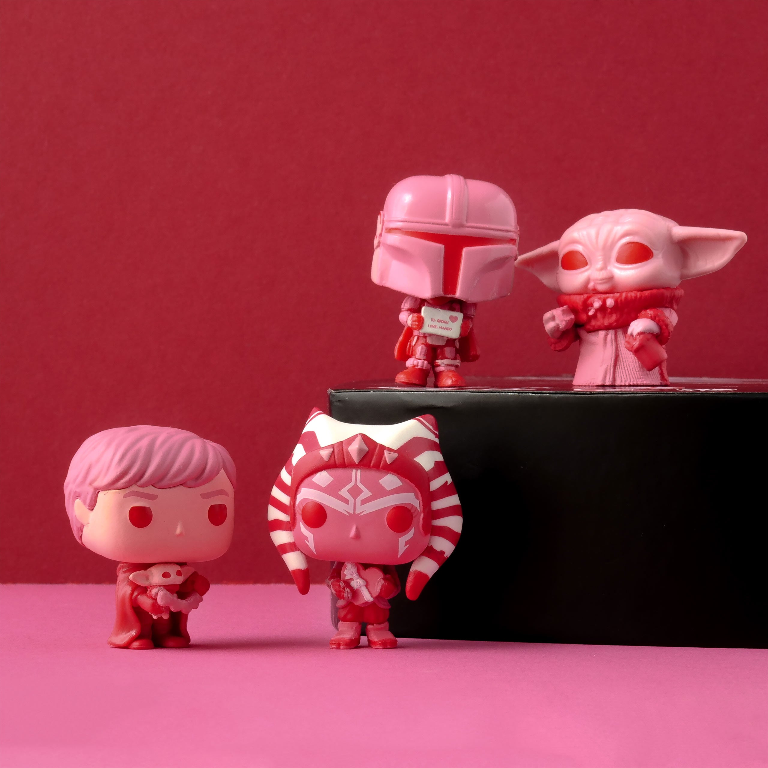 Imagen del producto Star Wars - Funko Pocket Pop Set de 4 Figuras Edición de San Valentín