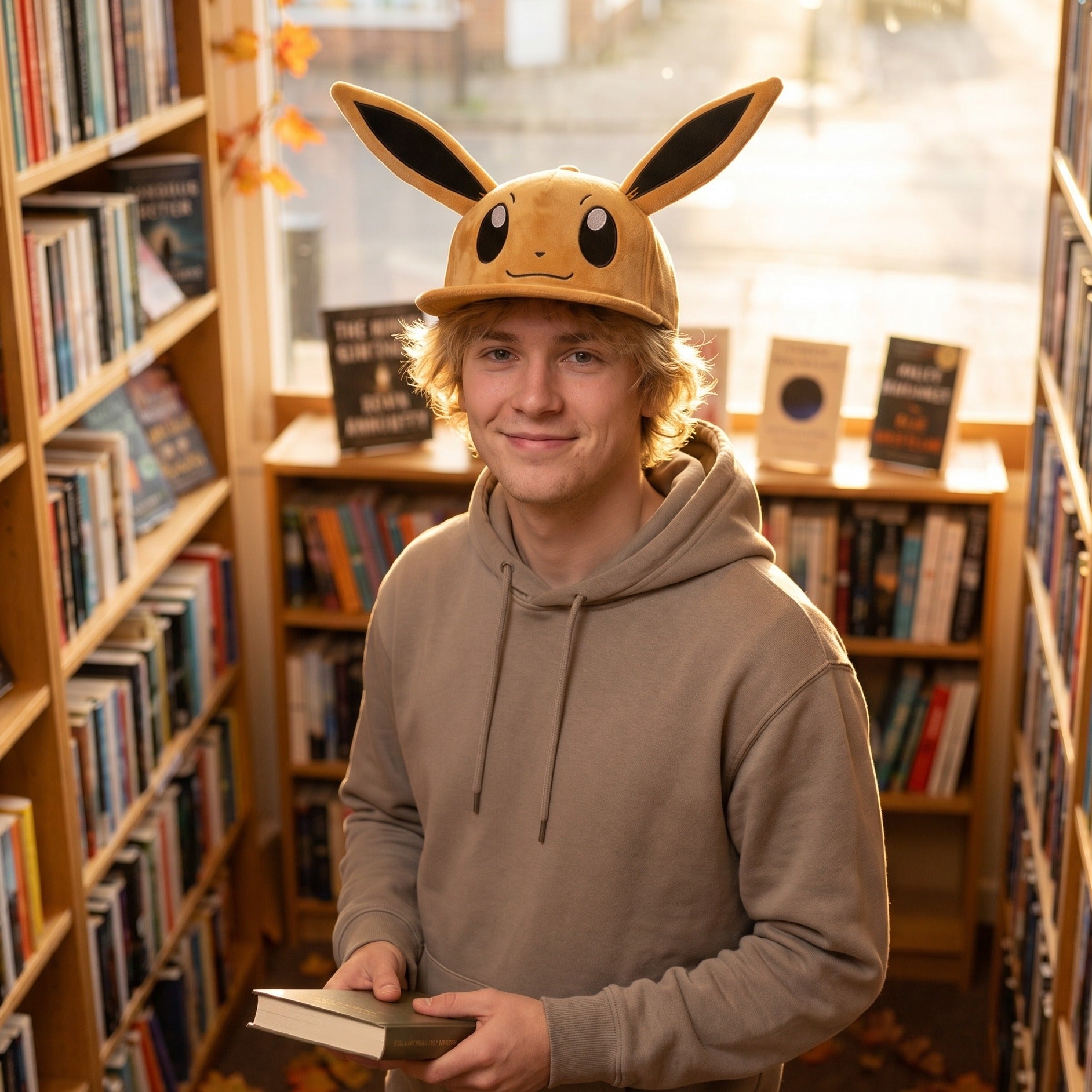 Imagen del producto Pokemon - Gorra Snapback de Peluche Eevee