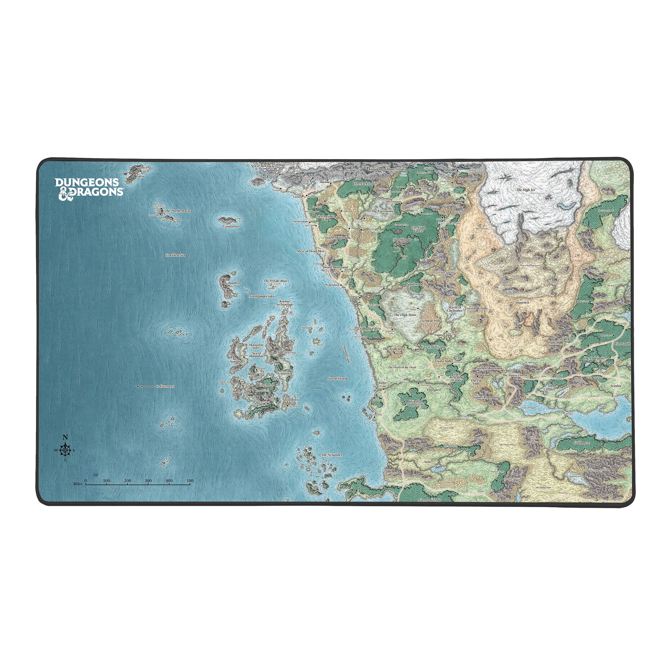 Imagen del producto Dungeons & Dragons - Alfombrilla de ratón XXL con diseño de dado