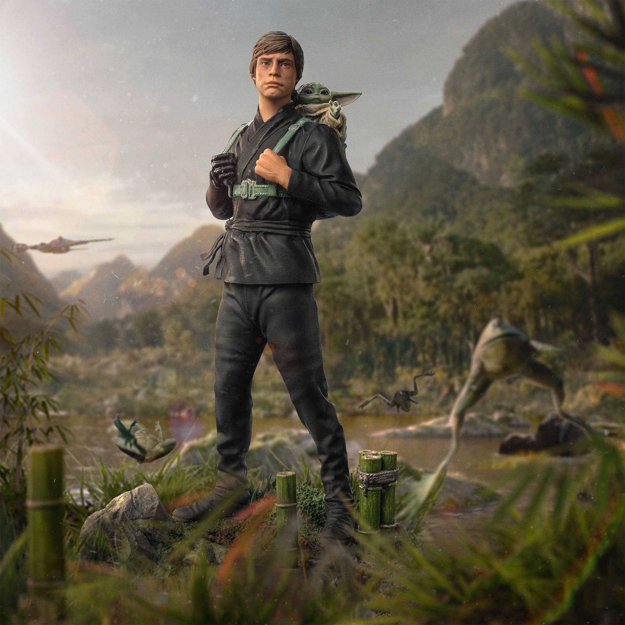 Product image Luke Skywalker & Grogu Training Statue Limited - Star Wars The Book of Boba Fett