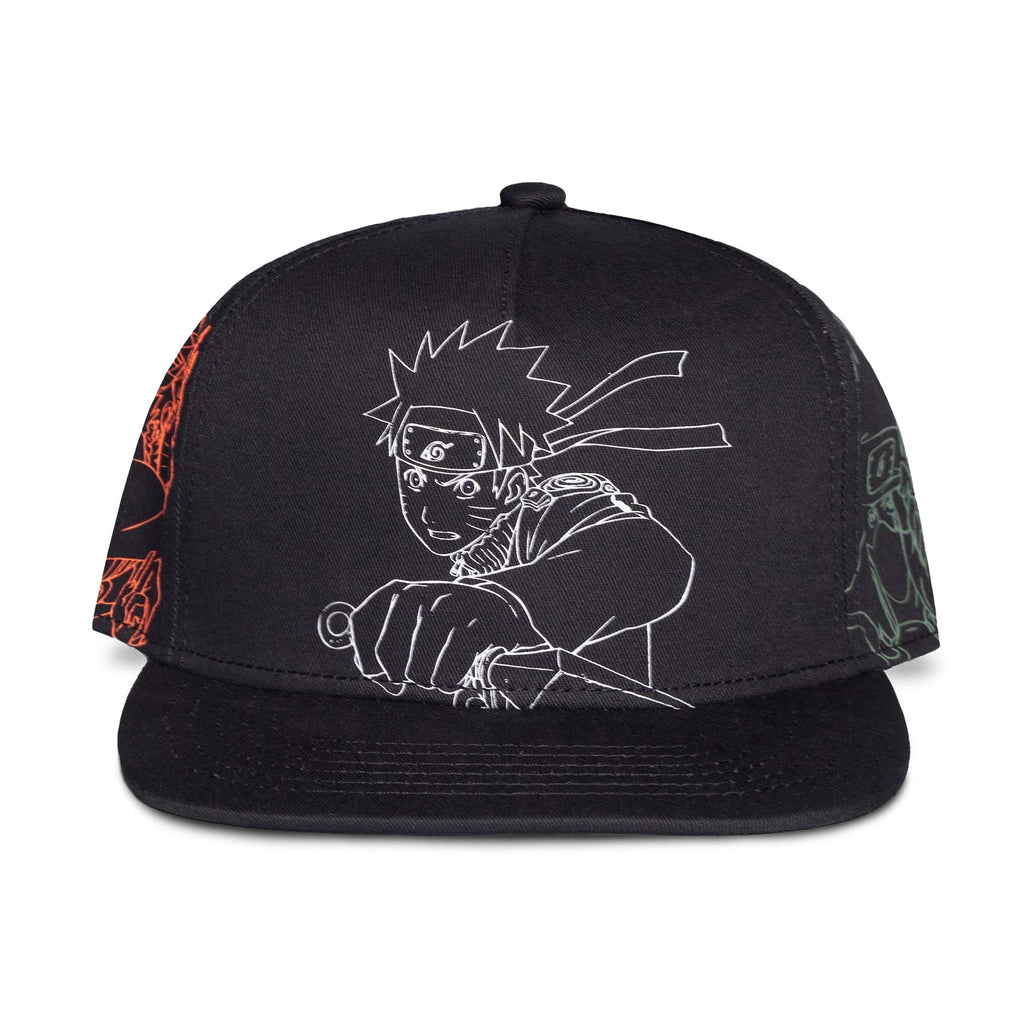 Imagen del producto Naruto Shippuden - Gorra Snapback de personajes delineados