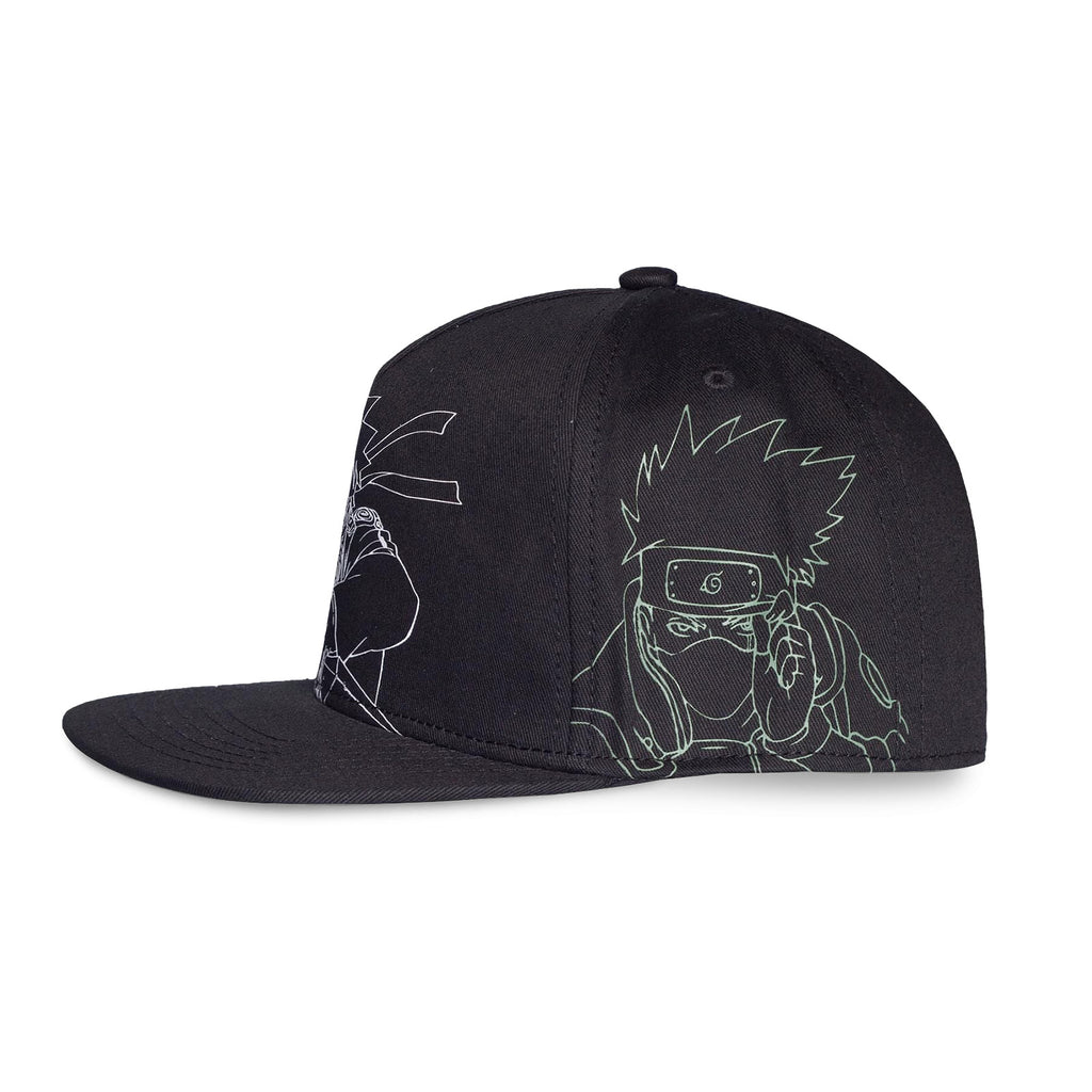 Imagen del producto Naruto Shippuden - Gorra Snapback de personajes delineados