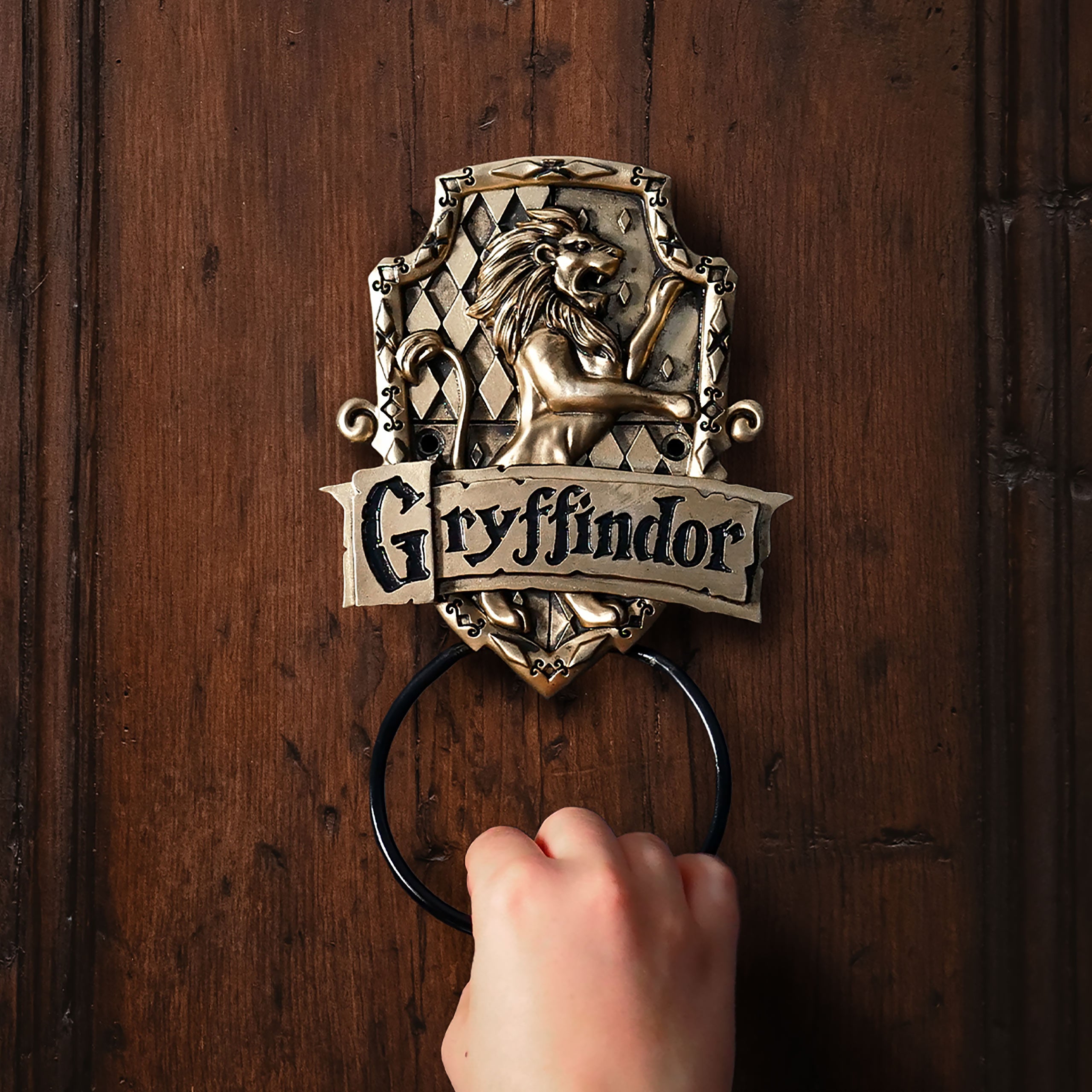 Imagen del producto Harry Potter - Aldaba de puerta con el escudo de Gryffindor