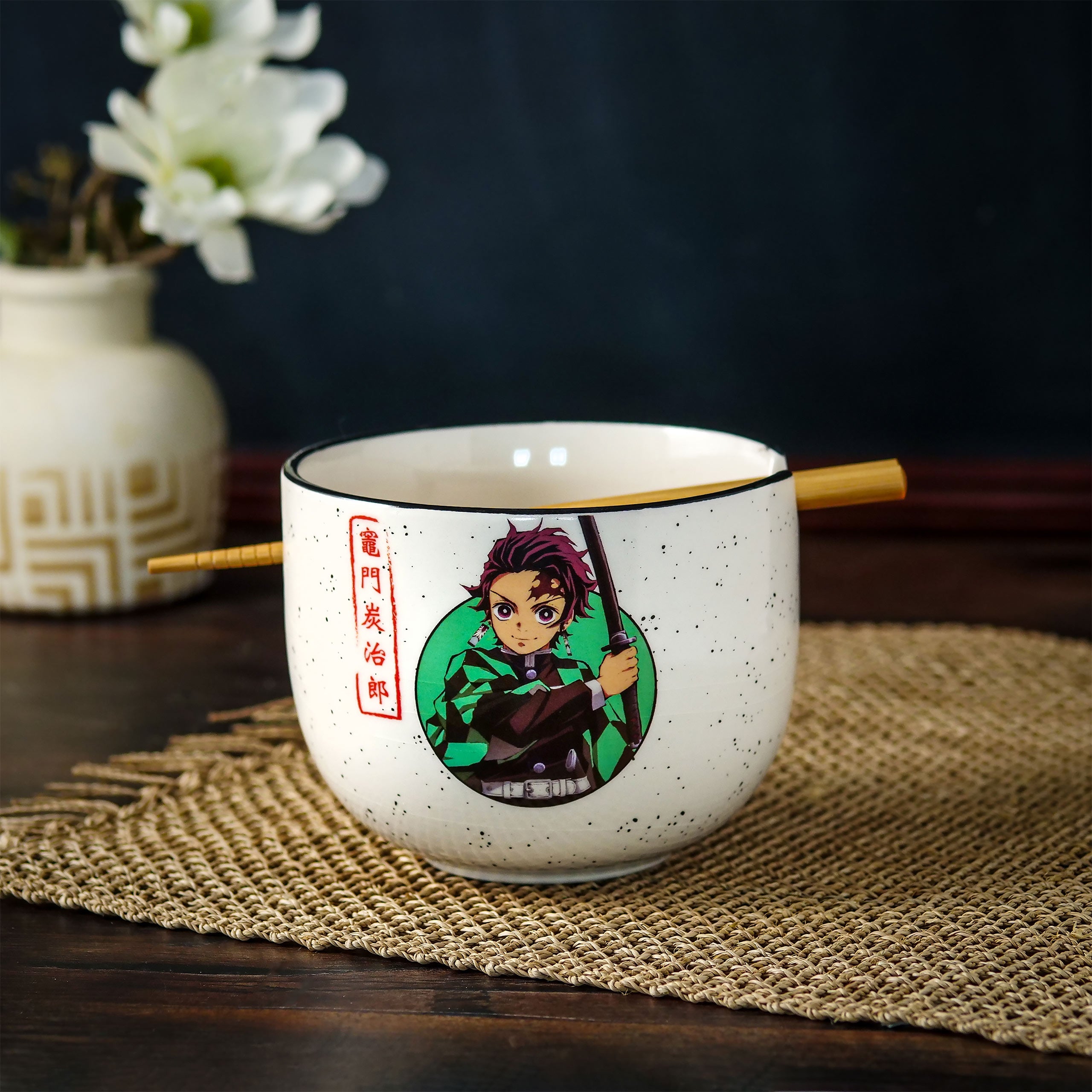 Imagen del producto Demon Slayer - Cuenco de Ramen de Tanjiro Kamado con palillos