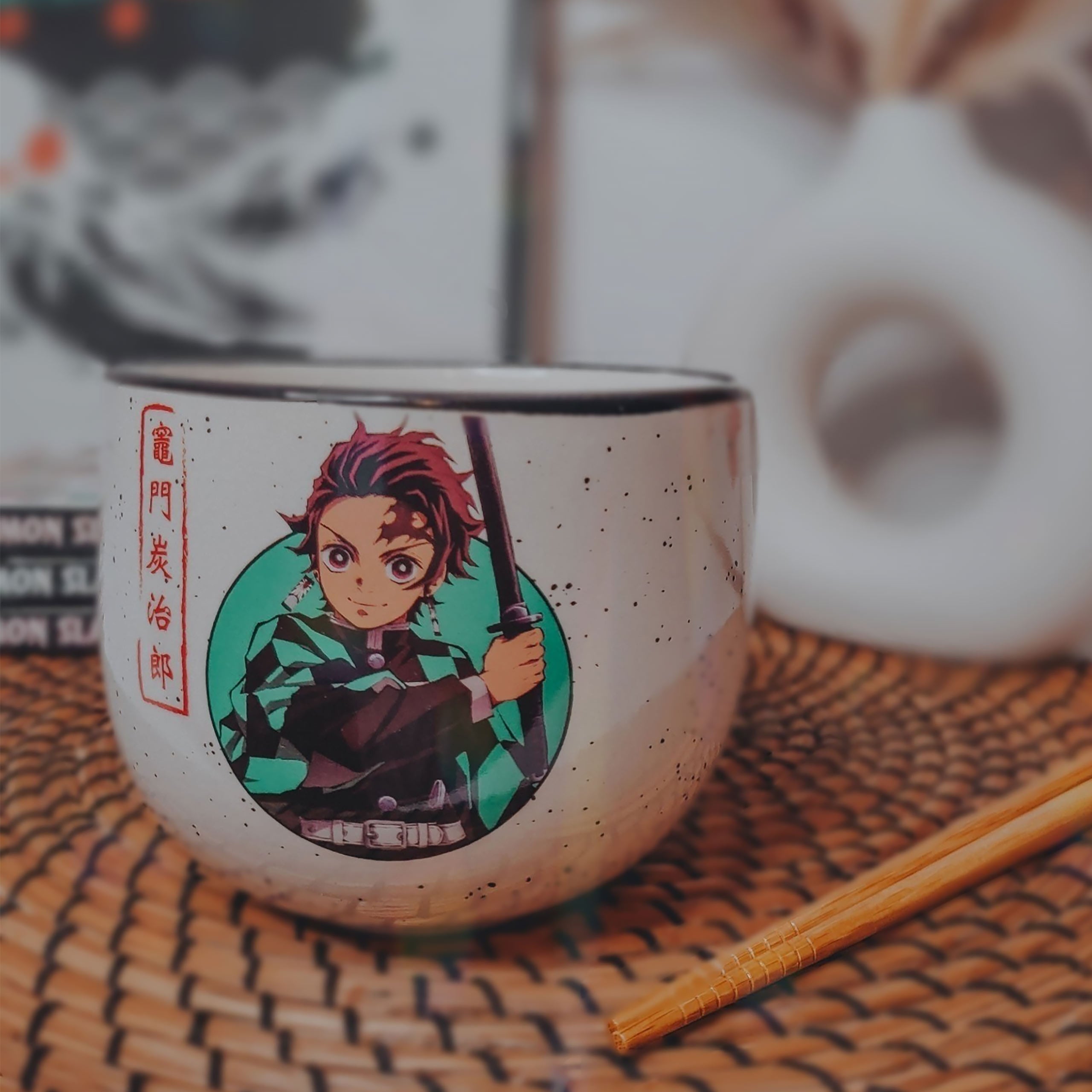 Imagen del producto Demon Slayer - Cuenco de Ramen de Tanjiro Kamado con palillos