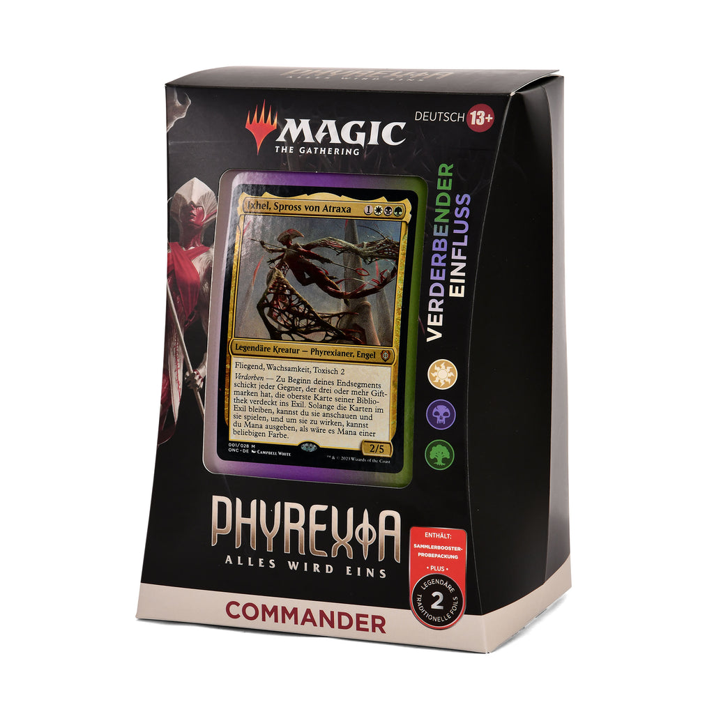 Imagen del producto Phyrexia: Todo se convierte en uno Deck de comandante de influencia corruptora - Magic The Gathering