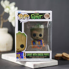 Imagen del producto Yo soy Groot - Groot con bolas de queso Figura Funko Pop con cabeza oscilante