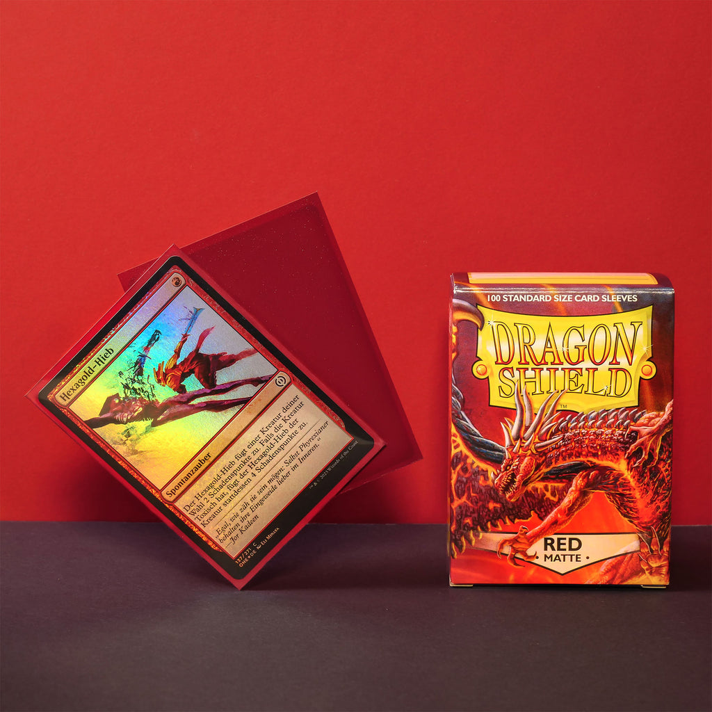 Imagen del producto Dragon Shield - Fundas de tarjetas Set de 100 rojas