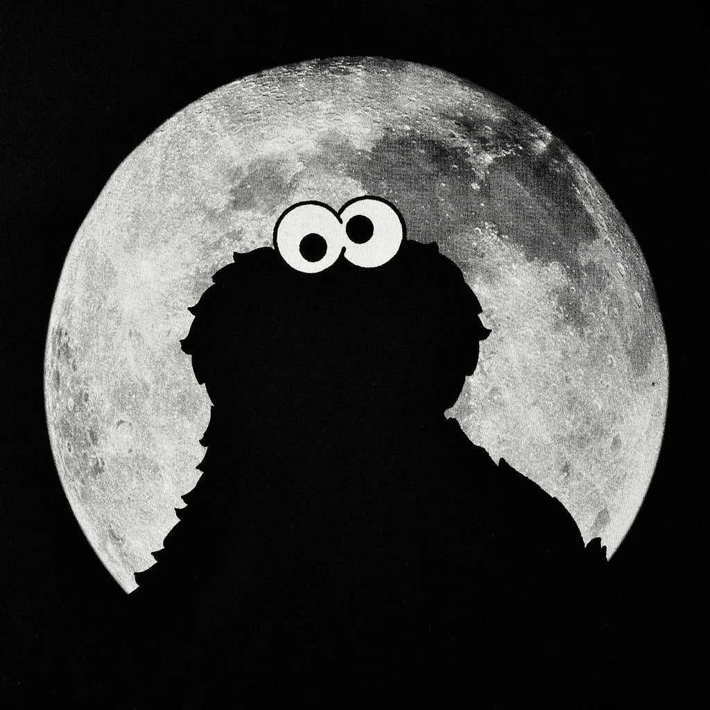 Imagen del producto Sesame Street - Camiseta negra de Cookie Monster Moonnight