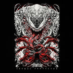 Imagen del producto Venom - Camiseta negra, blanca y sangre