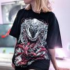 Imagen del producto Venom - Camiseta negra, blanca y sangre
