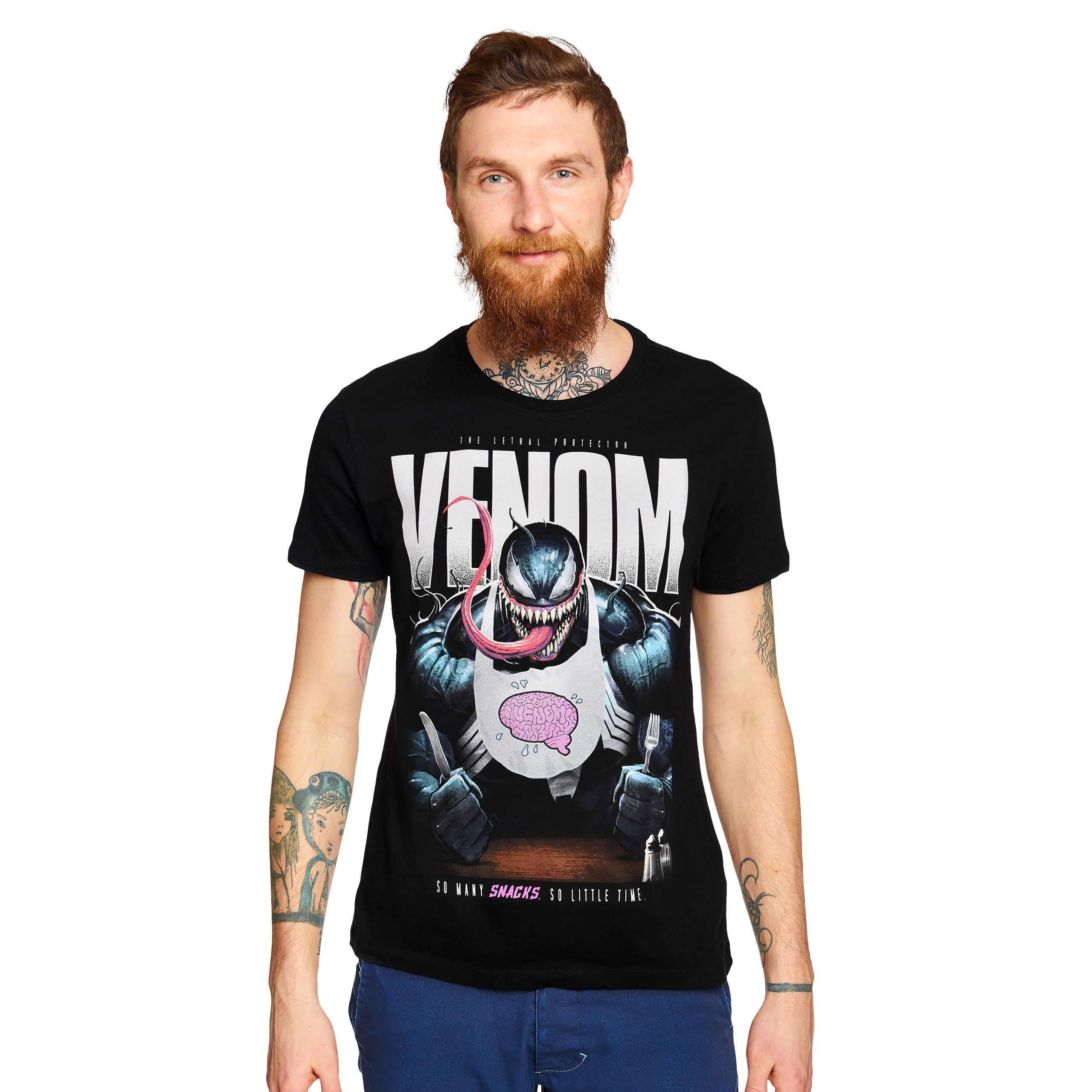 Imagen del producto Venom - Camiseta negra 'So Many Snacks'