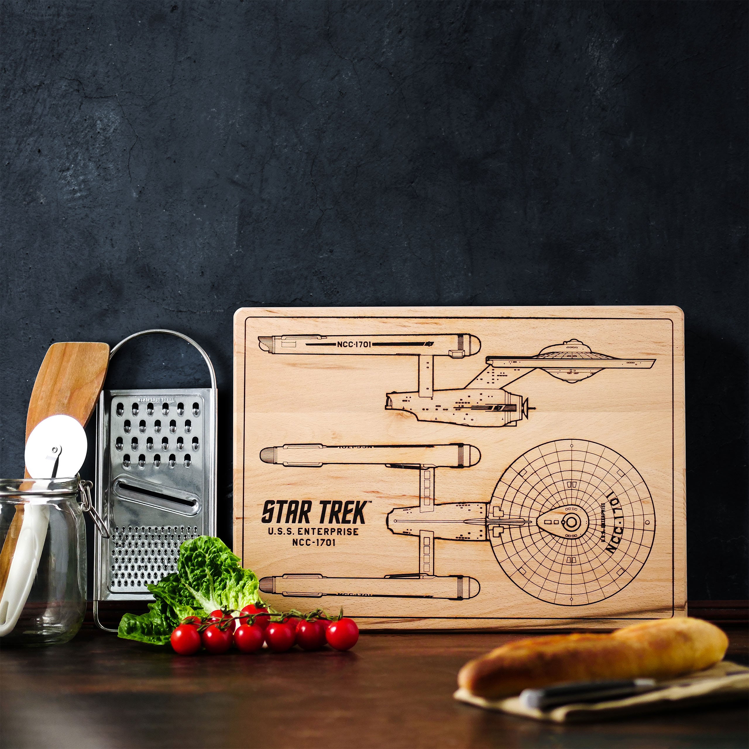 Imagen del producto Star Trek - Tabla de cortar U.S.S. Enterprise
