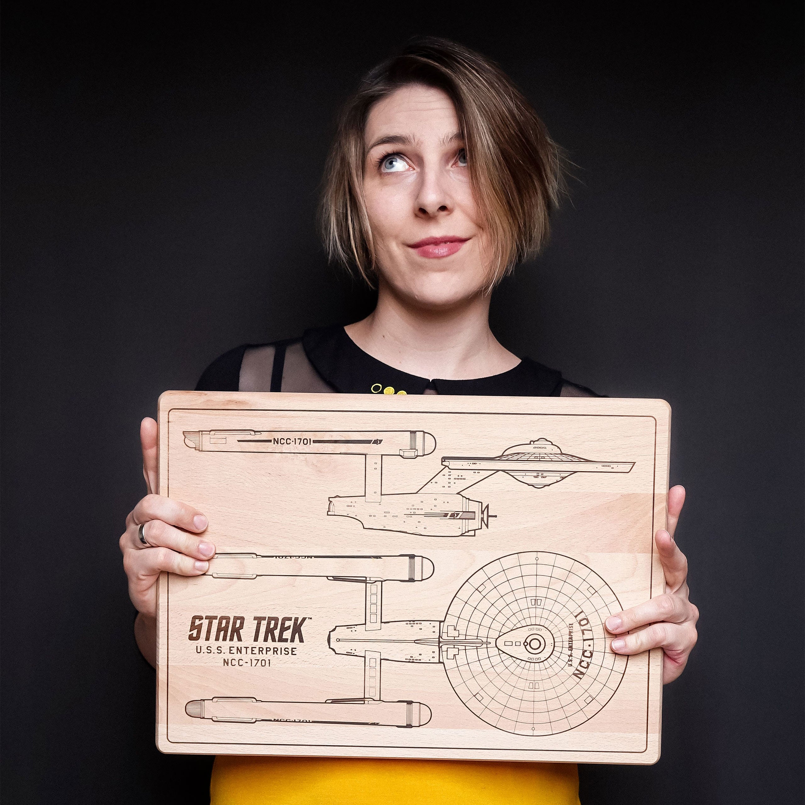 Imagen del producto Star Trek - Tabla de cortar U.S.S. Enterprise
