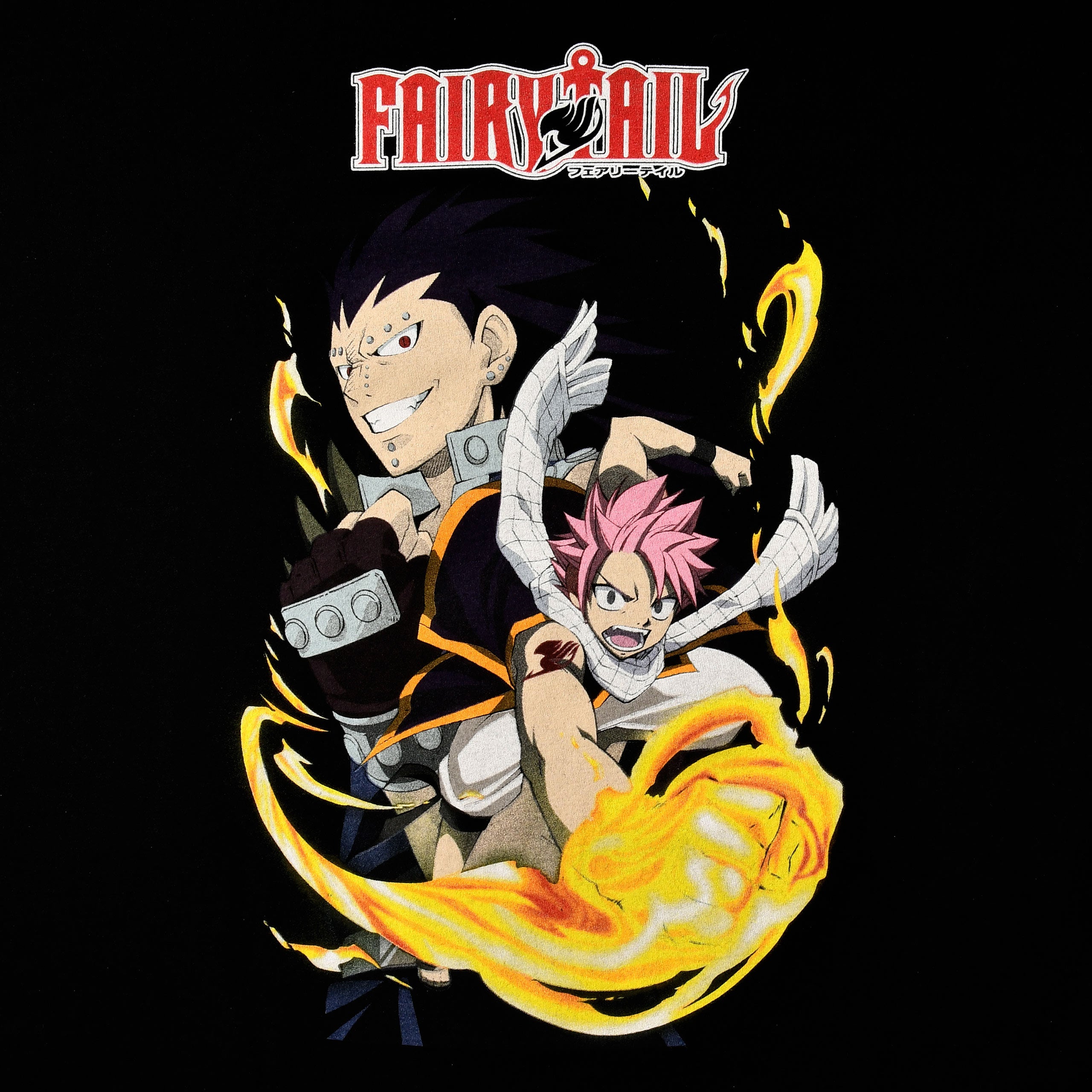 Imagen del producto Fairy Tail - Camiseta negra de búsqueda de dragón