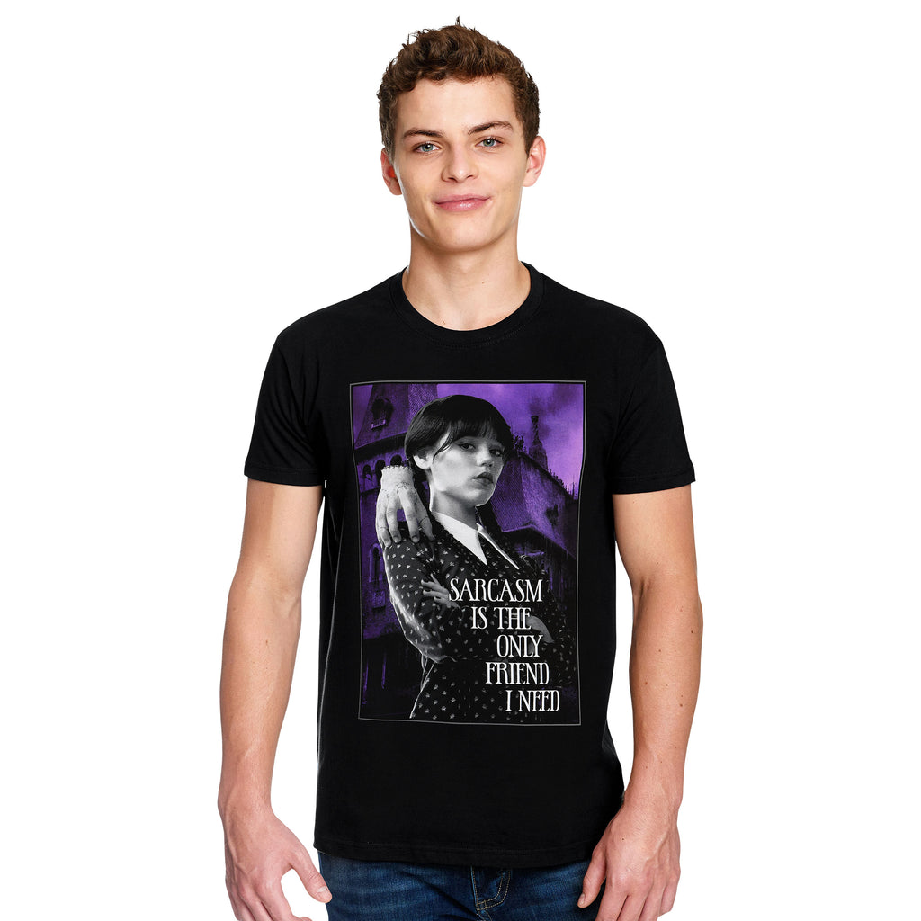 Imagen del producto Wednesday - Camiseta de sarcasmo negra