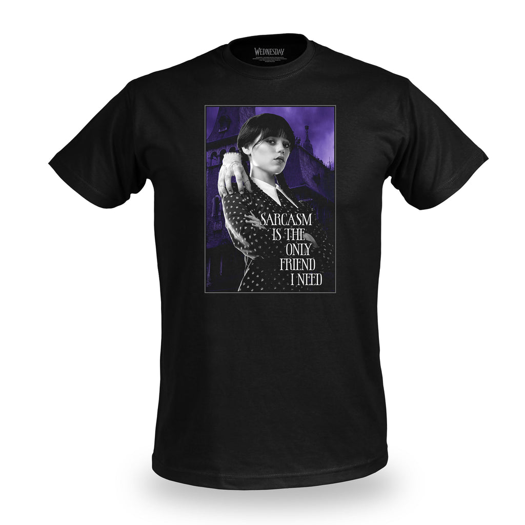 Imagen del producto Wednesday - Camiseta de sarcasmo negra