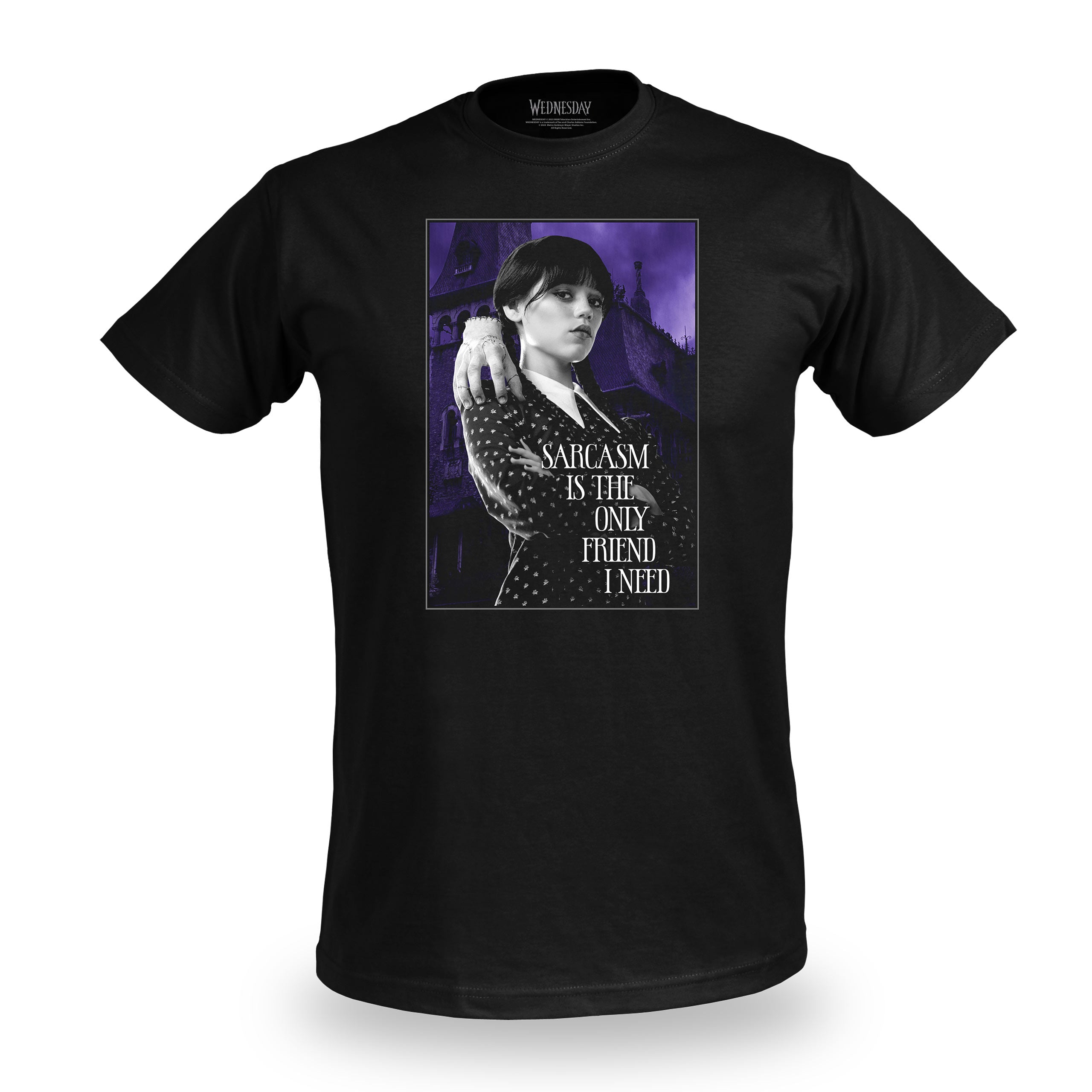 Imagen del producto Wednesday - Camiseta de sarcasmo negra