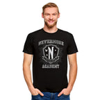 Imagen del producto Wednesday - Camiseta negra de Nevermore Academy