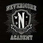Imagen del producto Wednesday - Camiseta negra de Nevermore Academy