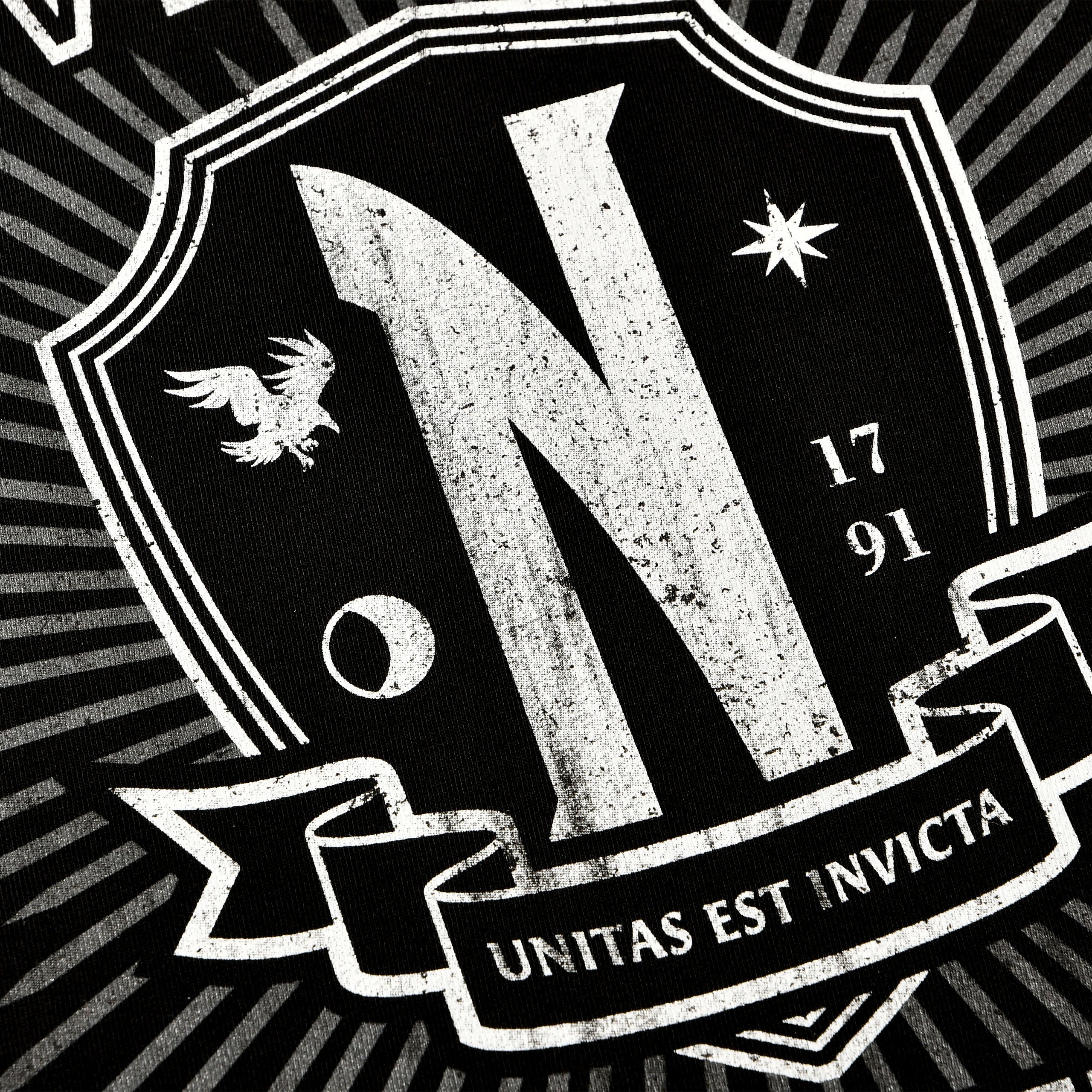 Imagen del producto Wednesday - Camiseta negra de Nevermore Academy