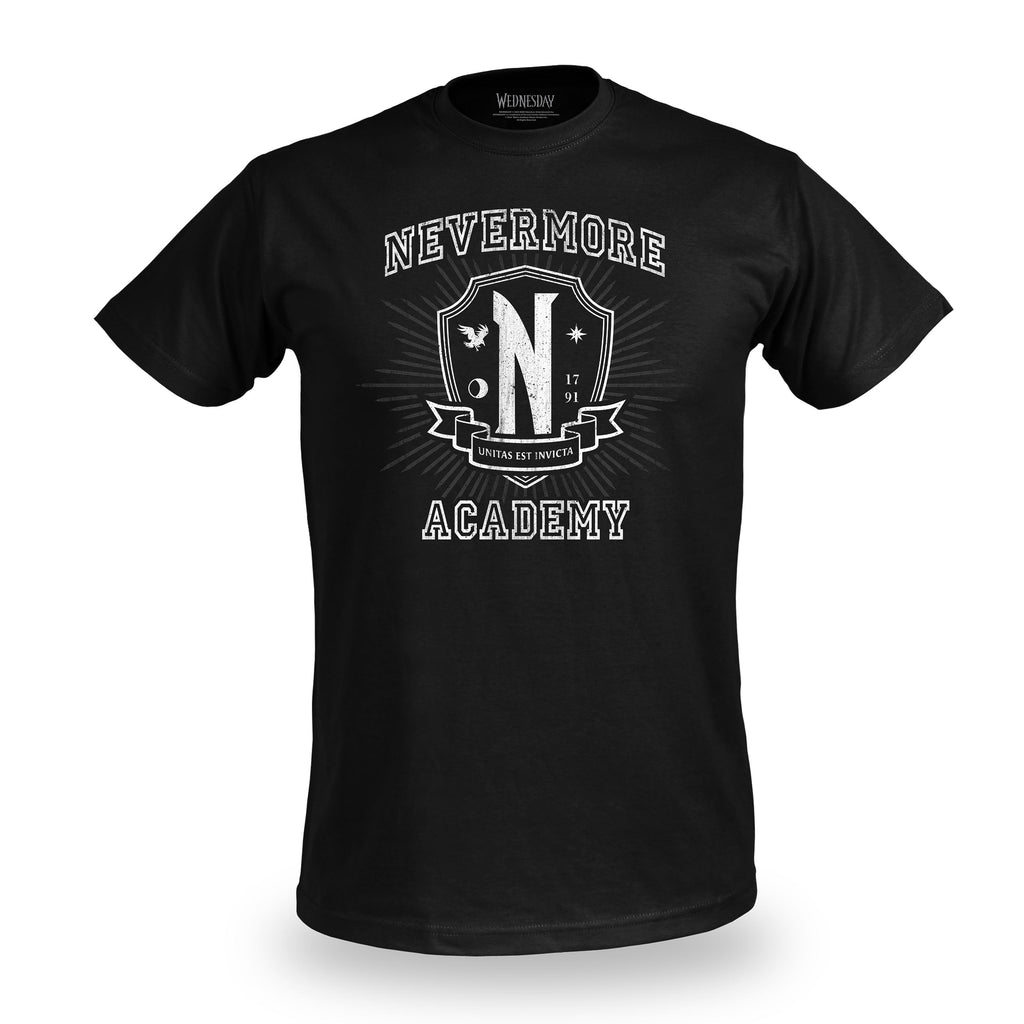 Imagen del producto Wednesday - Camiseta negra de Nevermore Academy