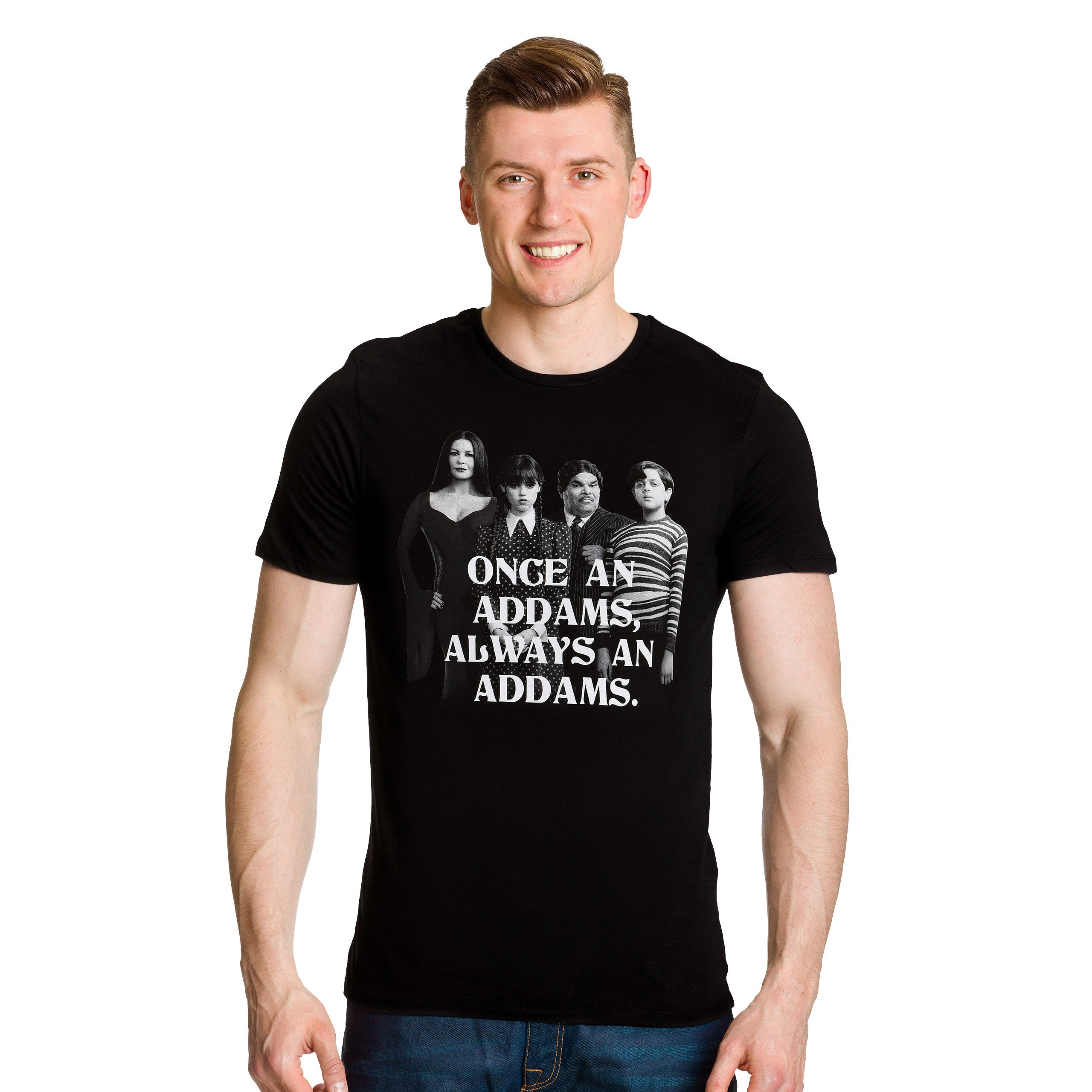 Imagen del producto Miércoles - Camiseta negra de la Familia Addams