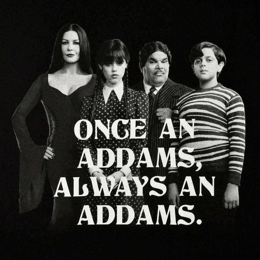 Imagen del producto Miércoles - Camiseta negra de la Familia Addams