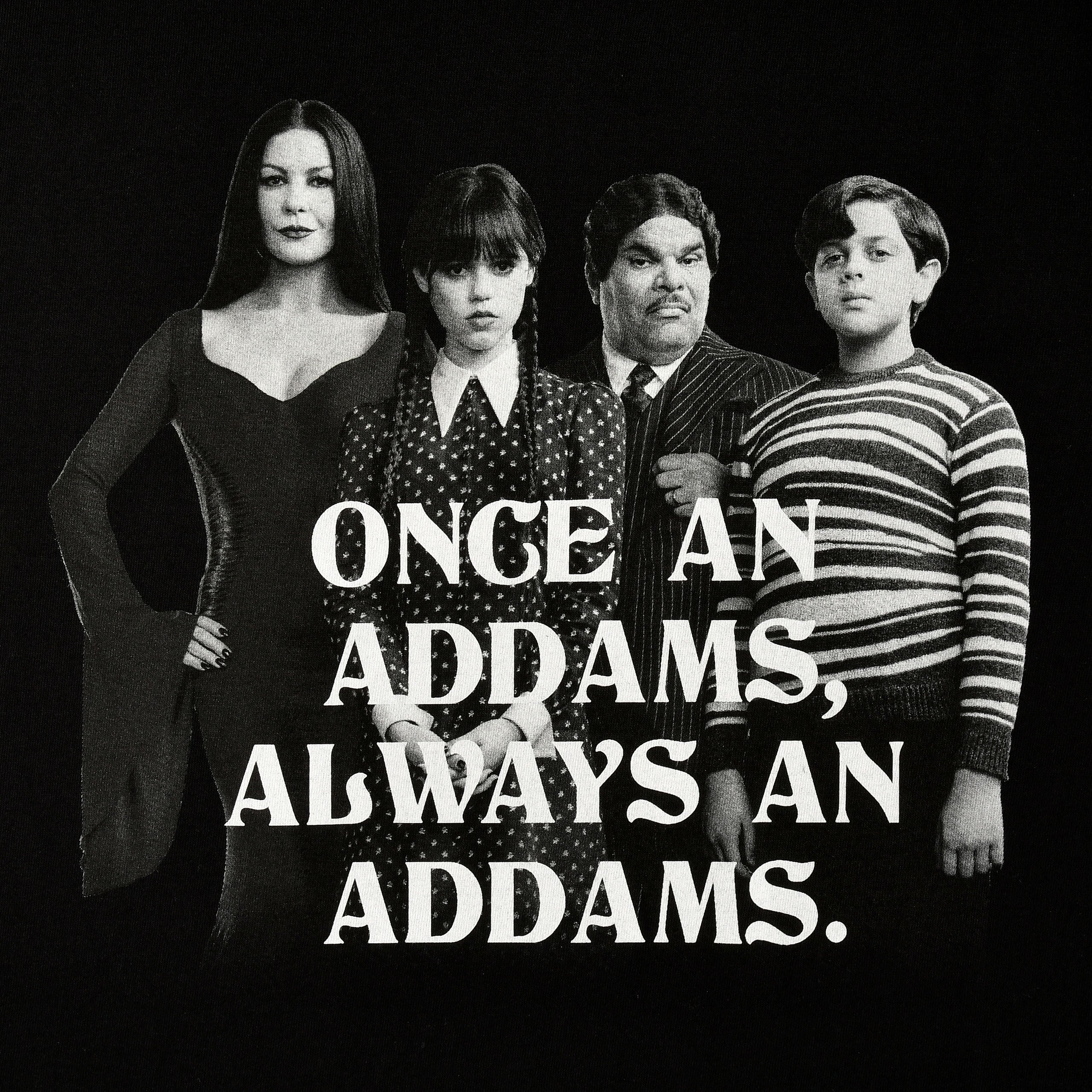 Imagen del producto Miércoles - Camiseta negra de la Familia Addams