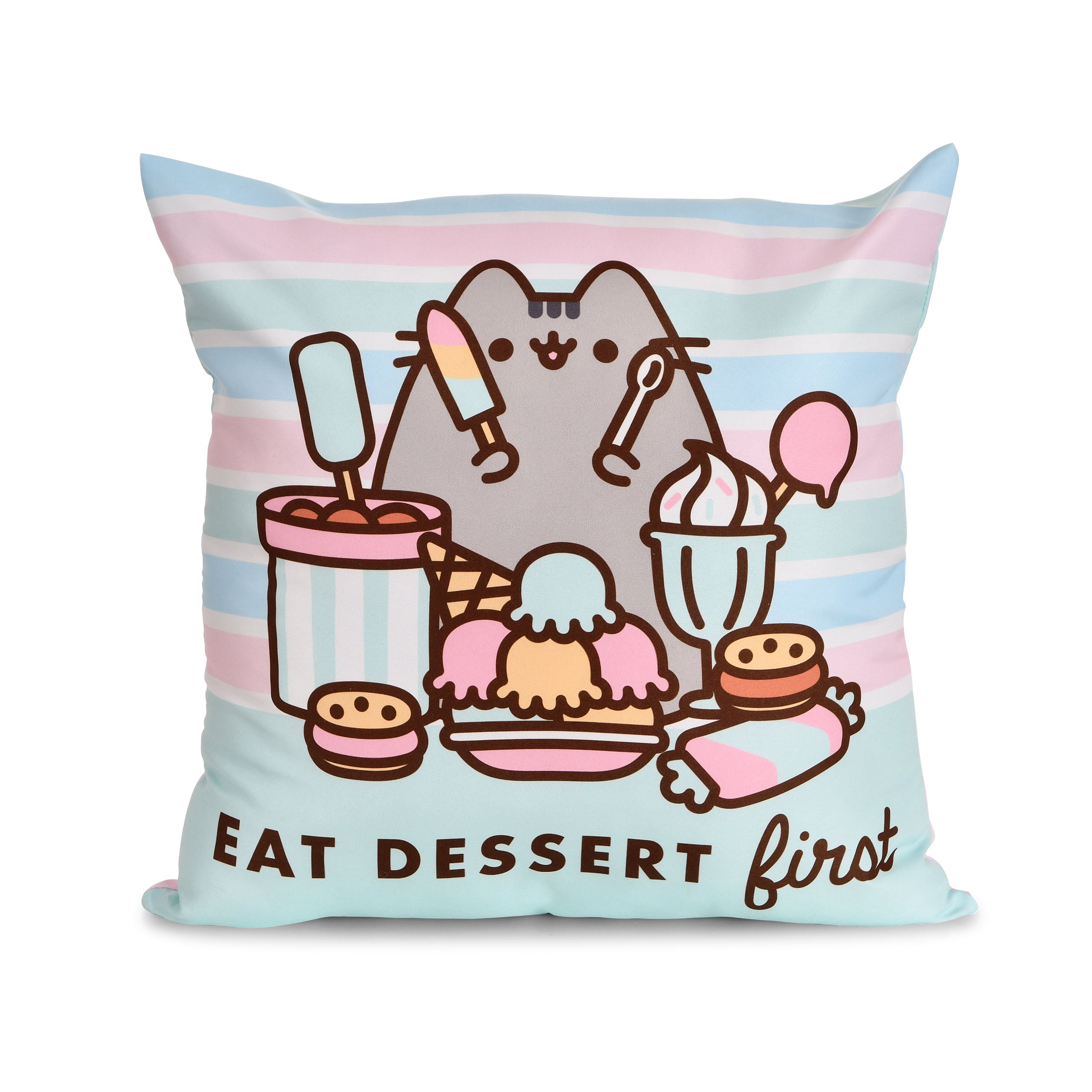 Imagen del producto Pusheen - Almohada 'Eat Dessert First'