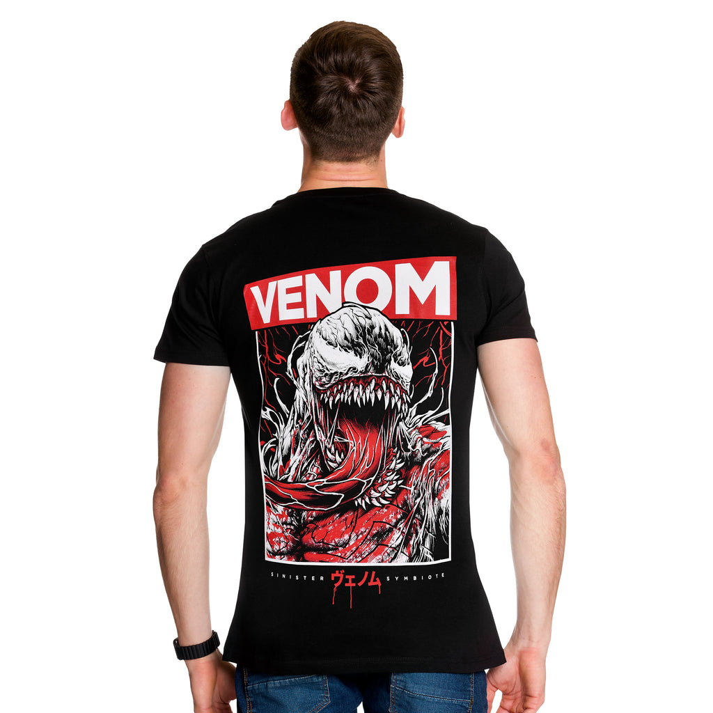 Imagen del producto Venom - Camiseta japonesa siniestra negra