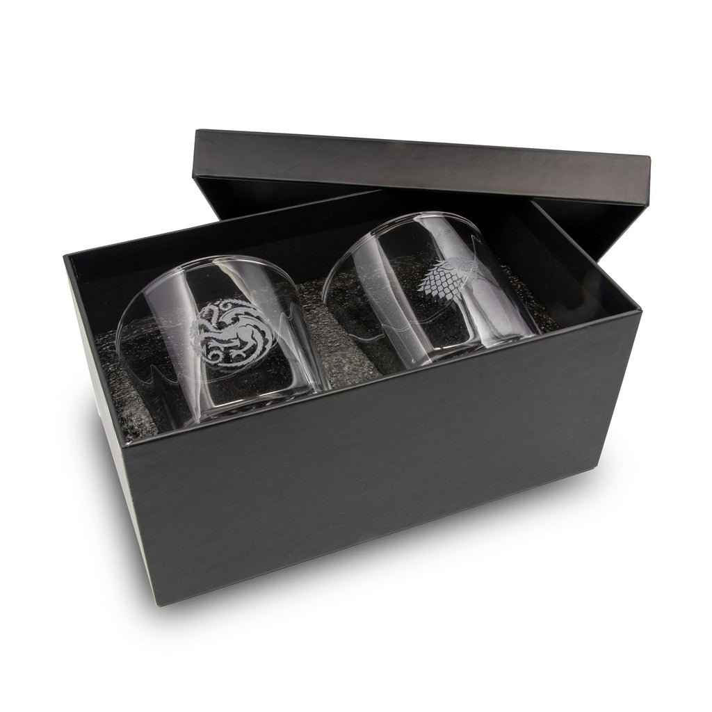 Product image Game of Thrones - Targaryen and Stark Crest Glasses Set of 2