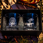 Product image Game of Thrones - Targaryen and Stark Crest Glasses Set of 2