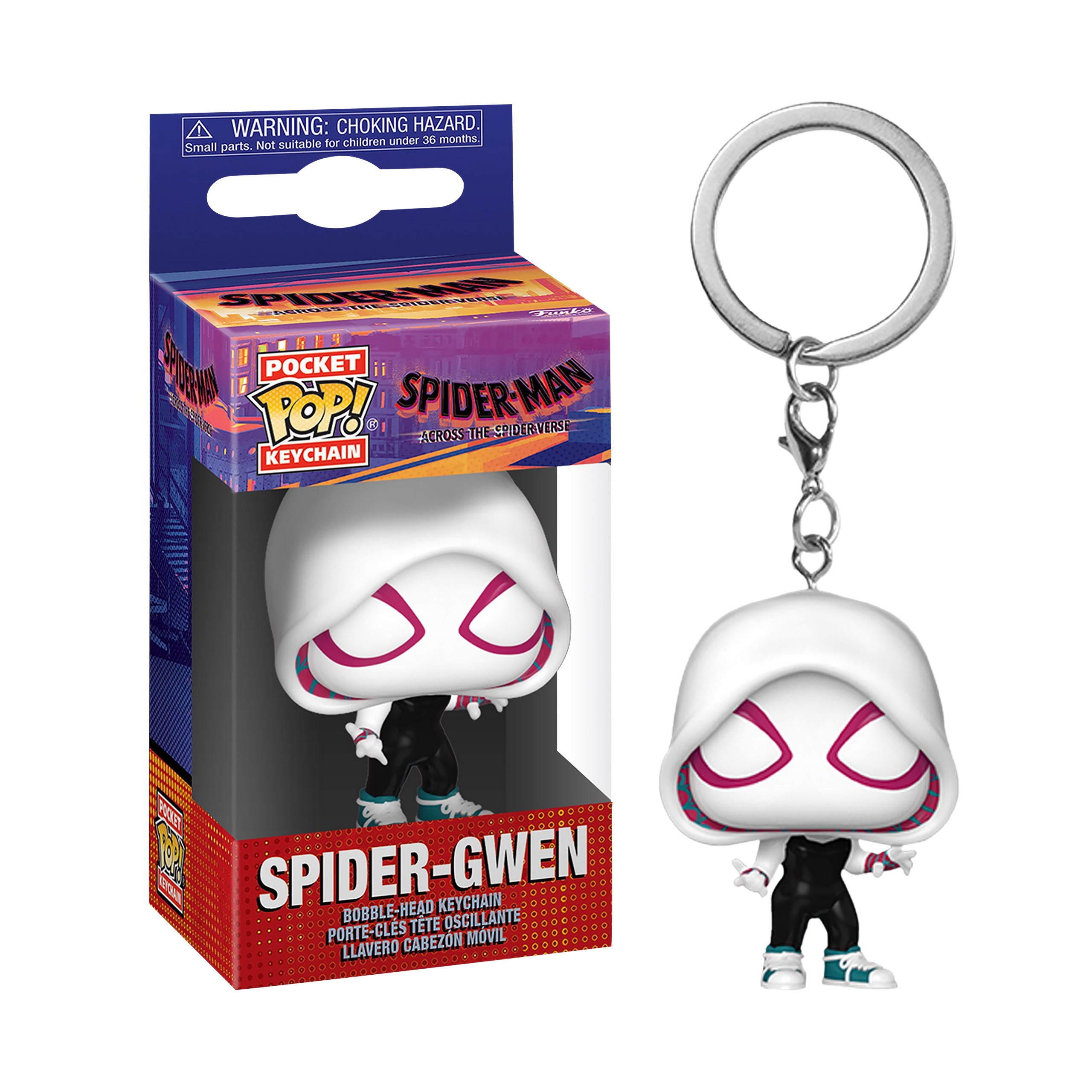 Imagen del producto Spider-Man Across The Spider-Verse - Spider-Gwen Funko Pop Llavero