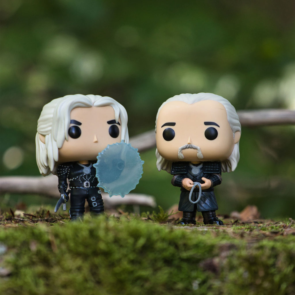 Imagen del producto Witcher - Set de Figuras Funko Pop de Geralt y Vesemir