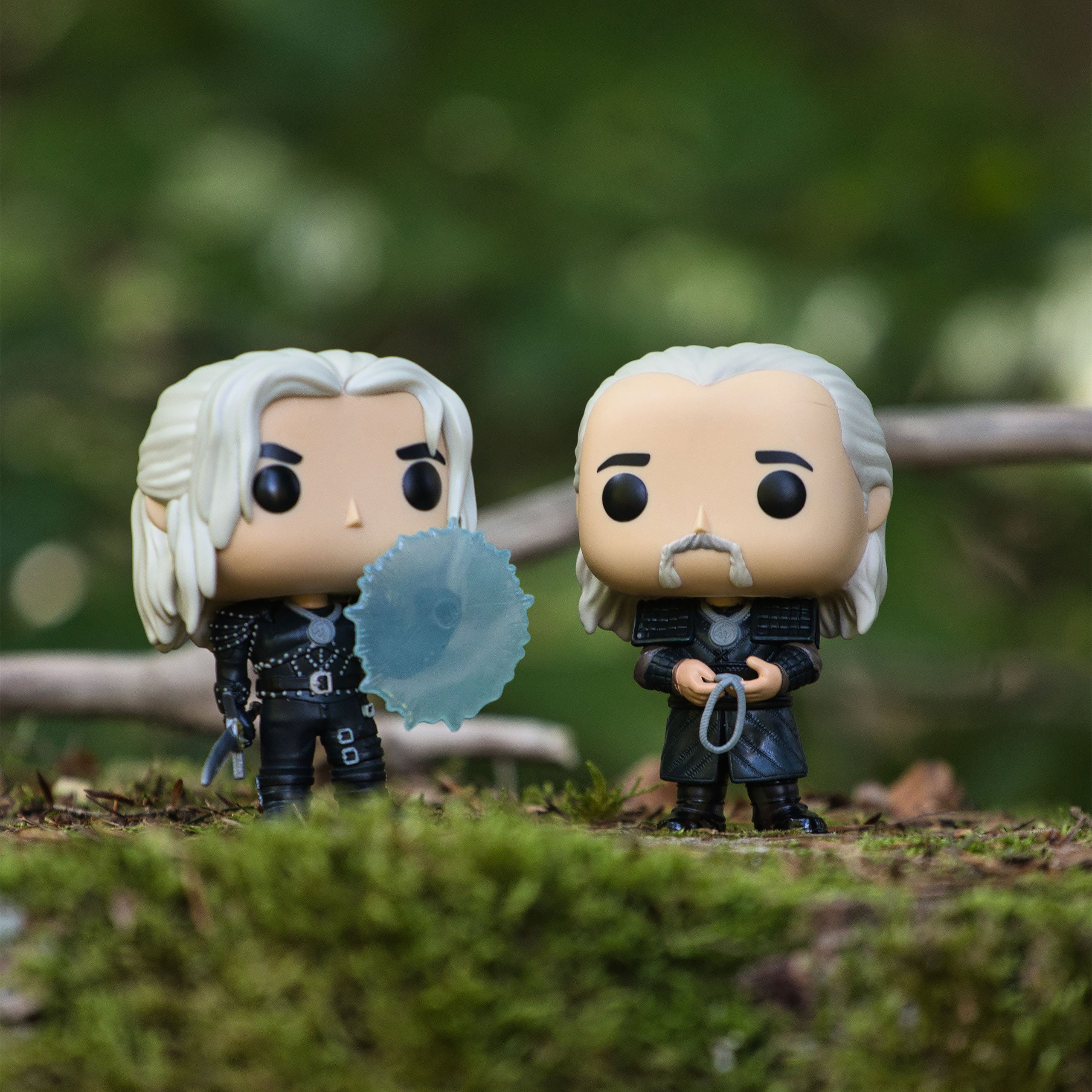 Imagen del producto Witcher - Set de Figuras Funko Pop de Geralt y Vesemir